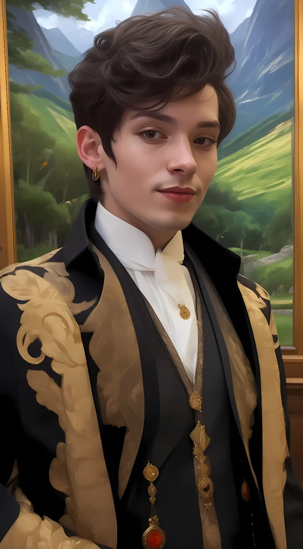 ai character: Mark background