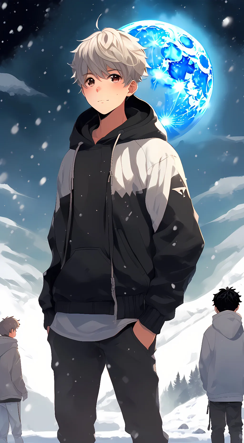 ai character: Jacob,liam,caleb background