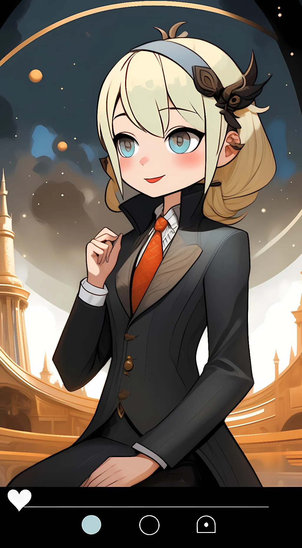 ai character: Crystal  background