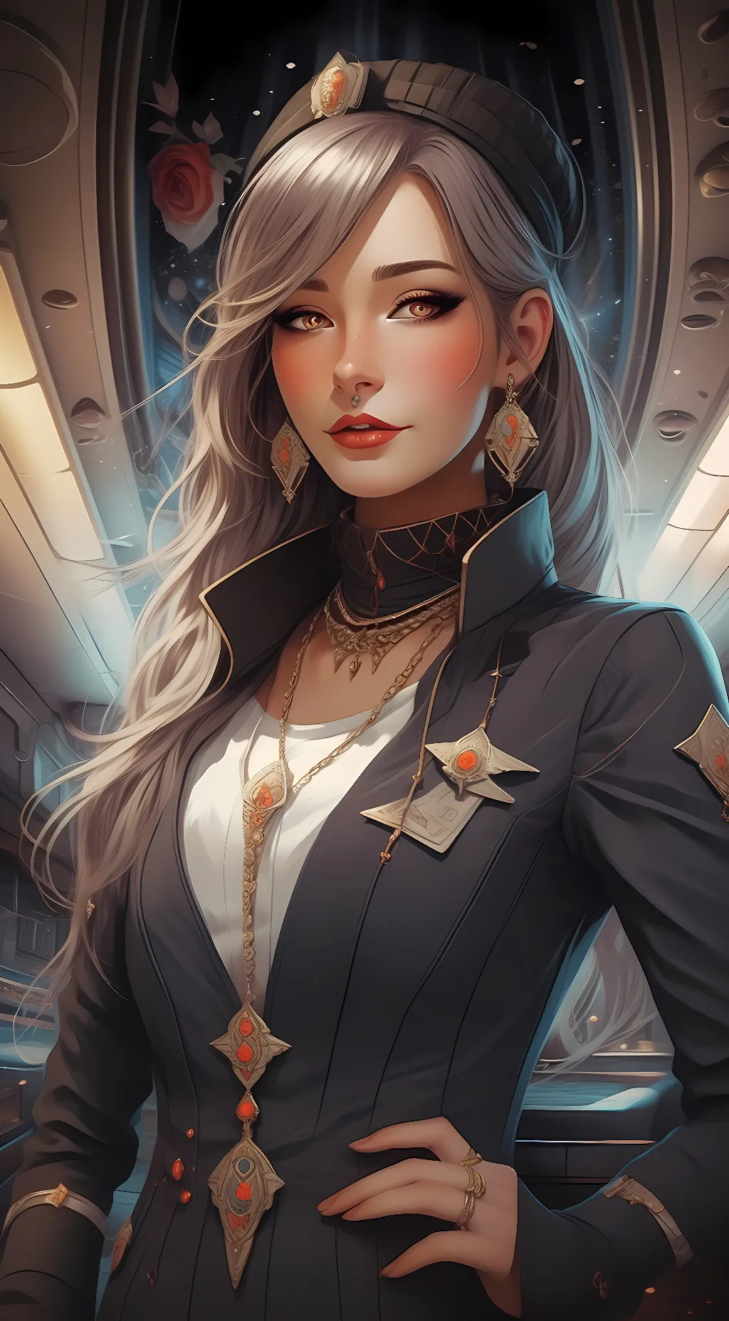 ai character: Elkkie  background