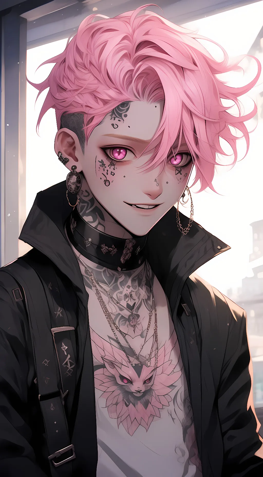 ai character: Theo background