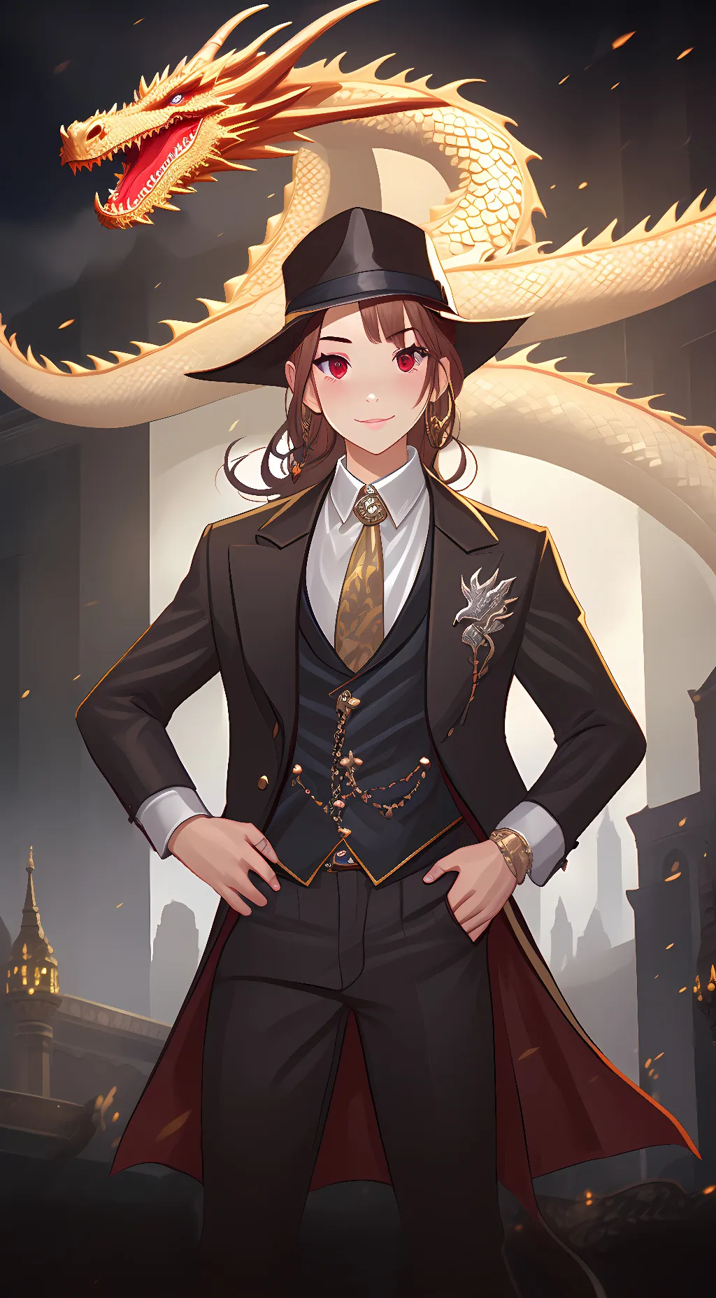 ai character: Astrid Li background