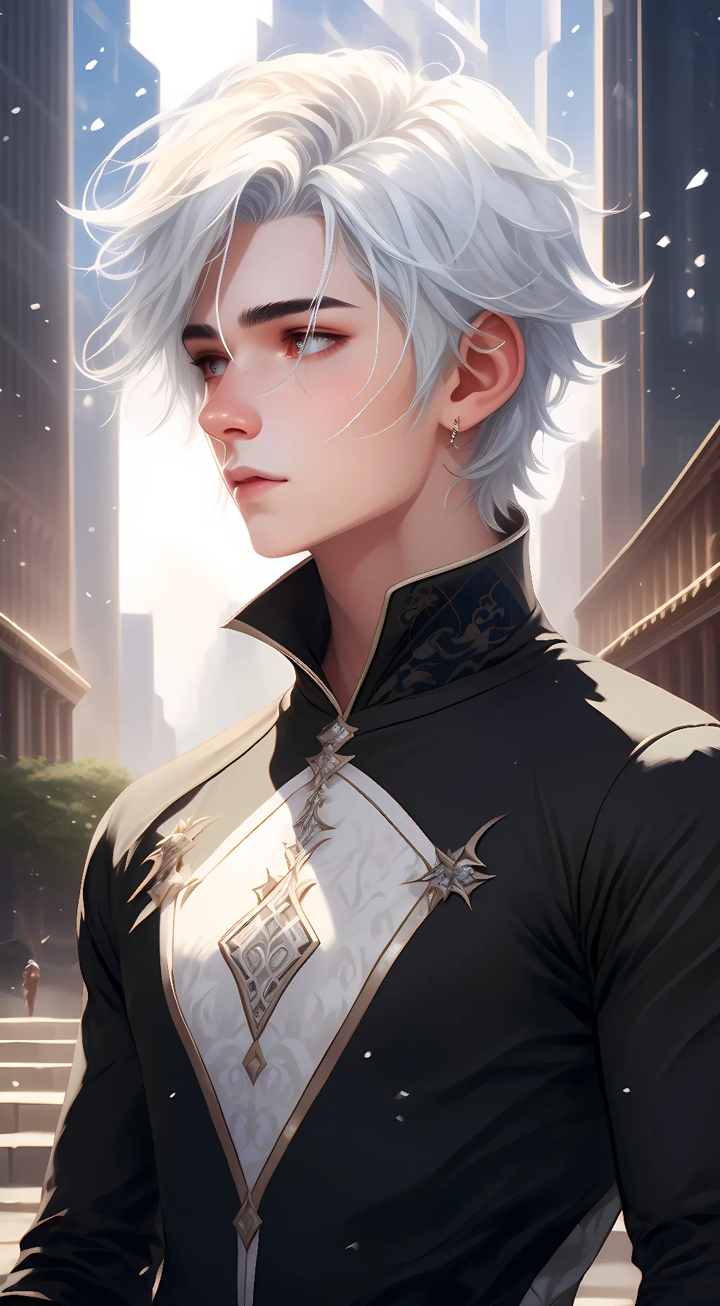 ai character: Rin Ari Sorrow background