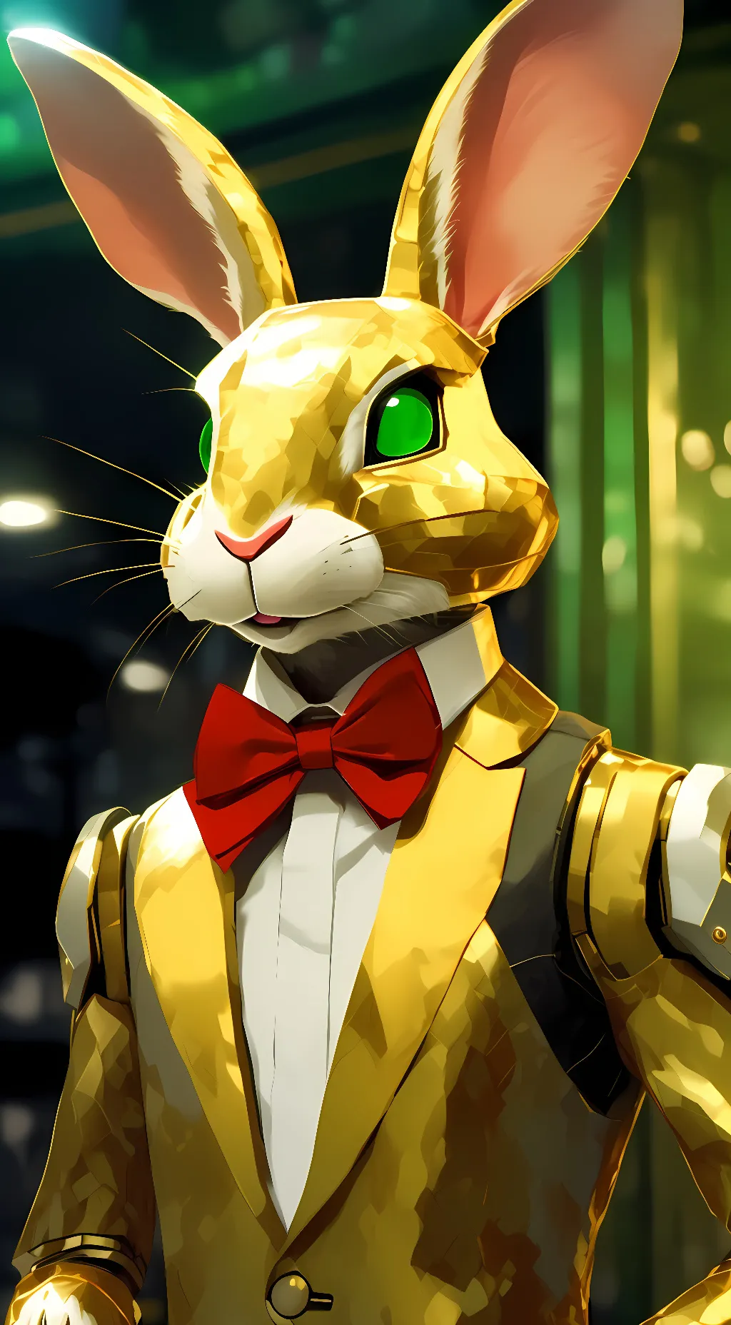 ai character: Springbonnie background