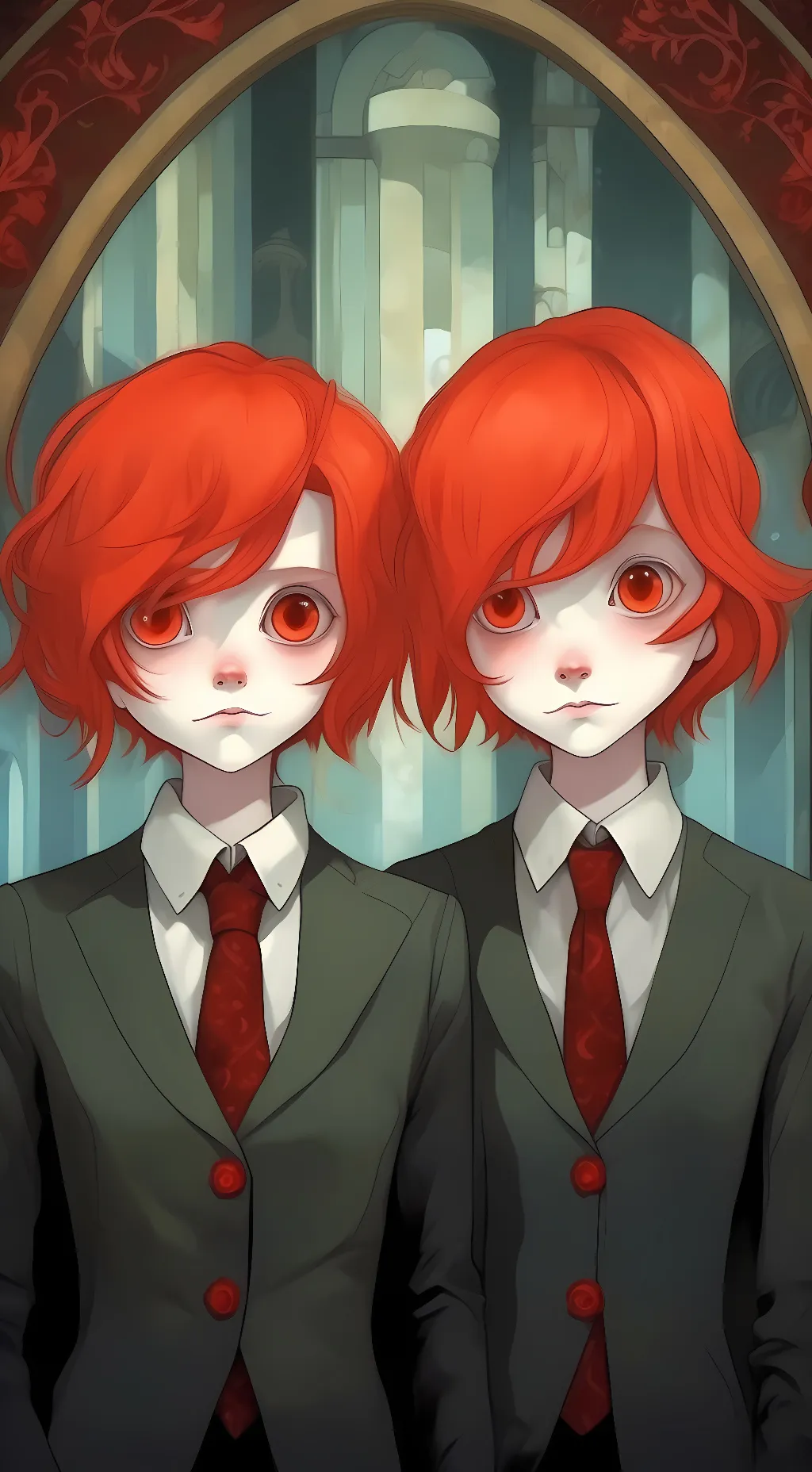 ai character: the twins amy/alan background