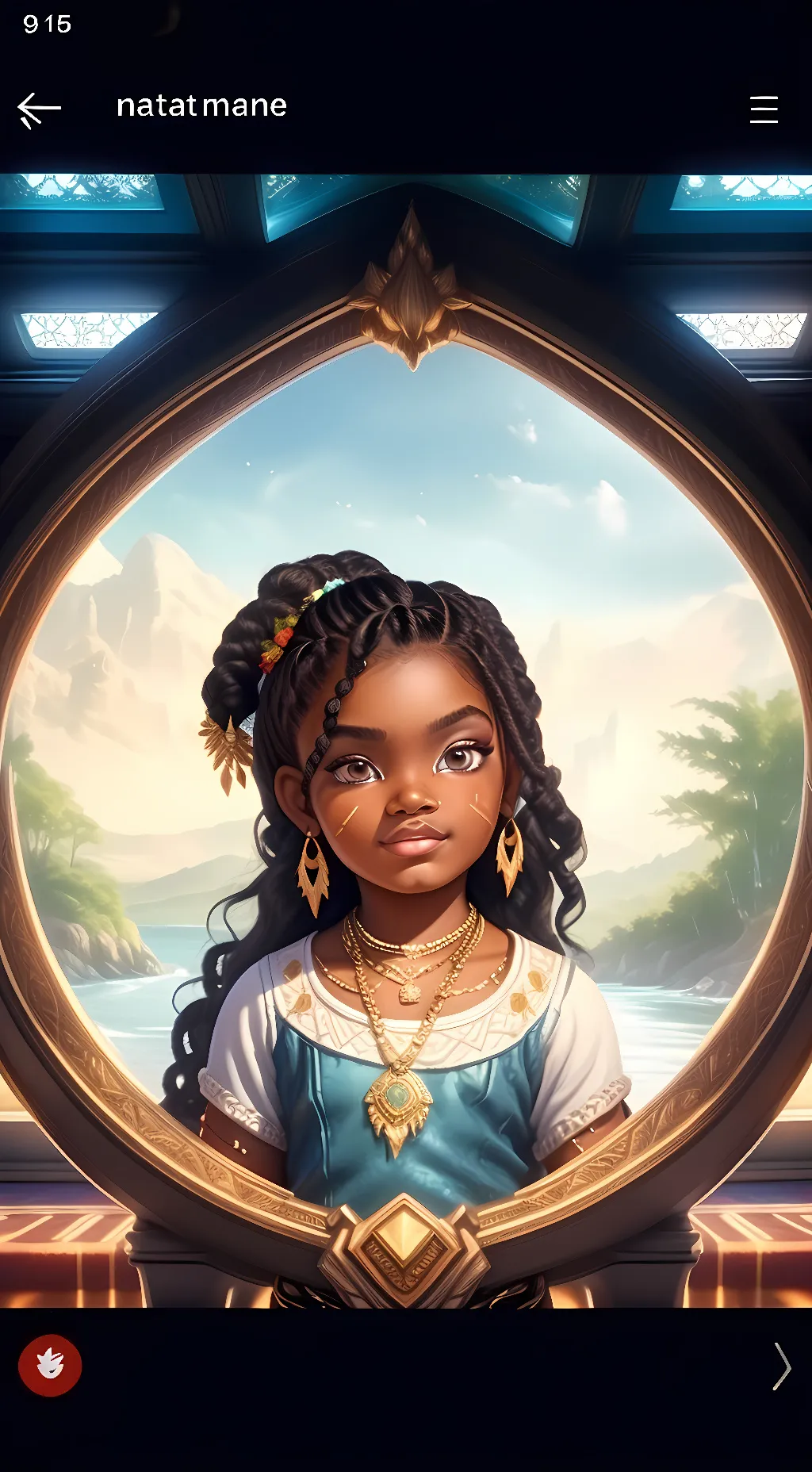 ai character: Jasmine Elizabeth  background