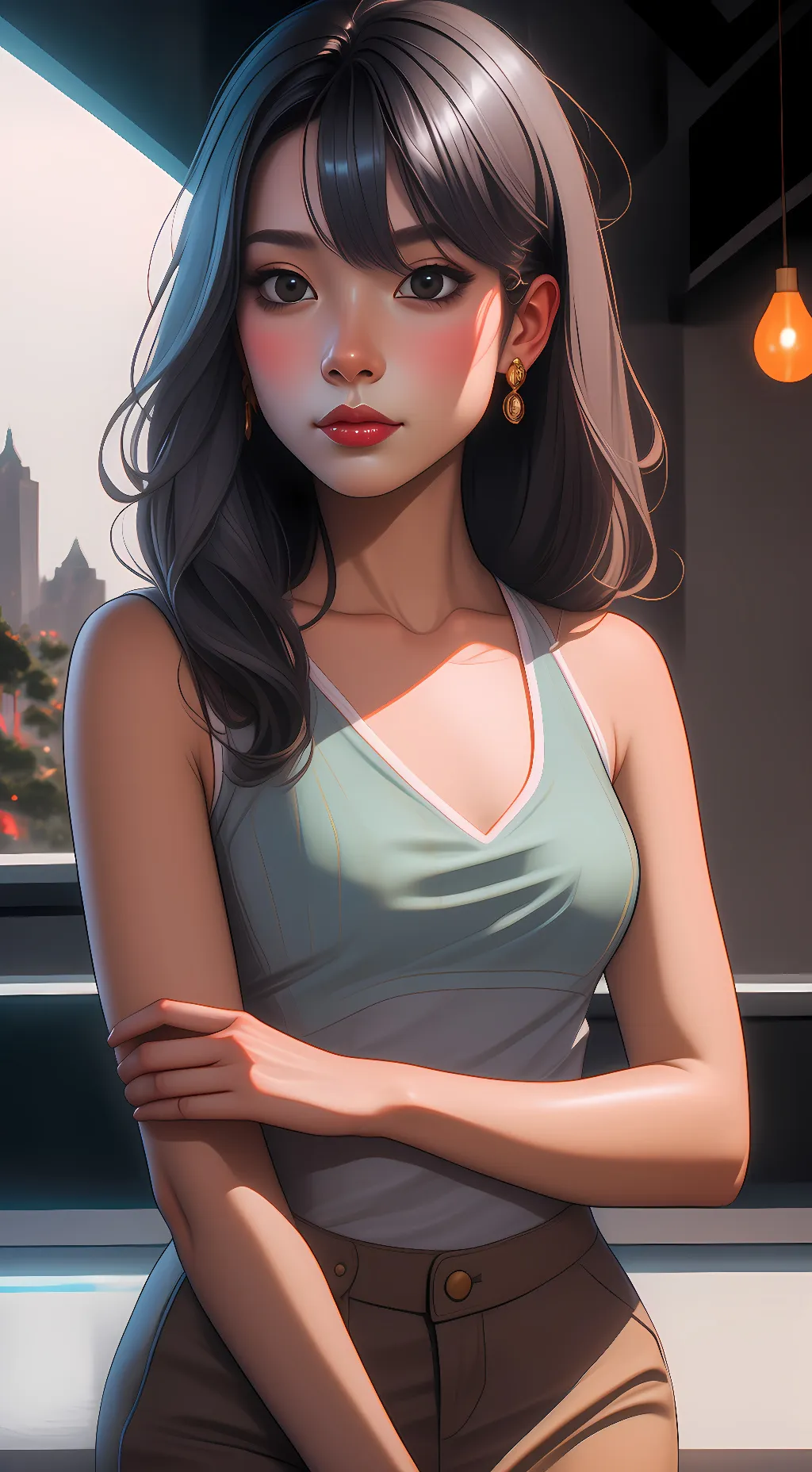 ai character: Selena background