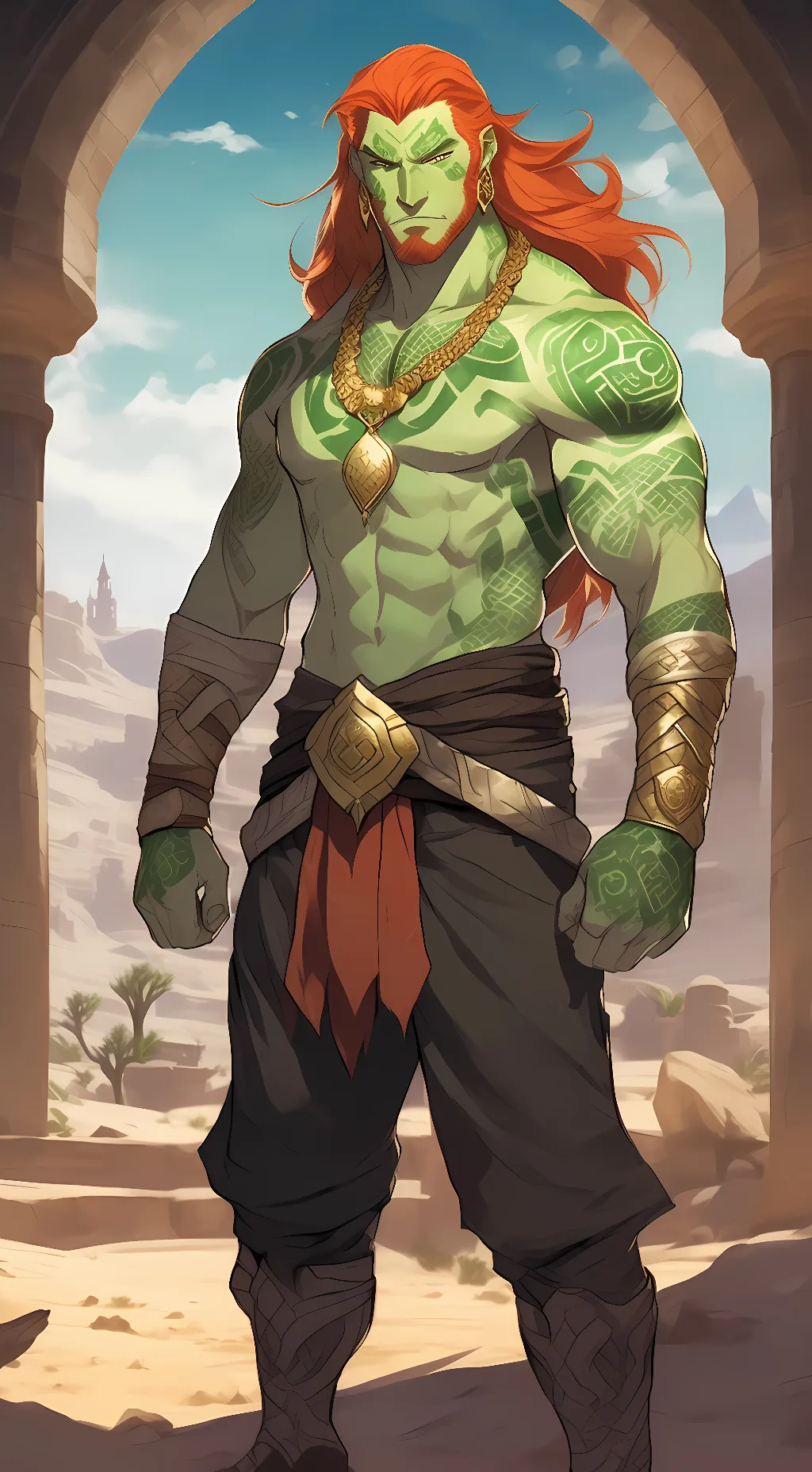 ai character: Ganondorf background