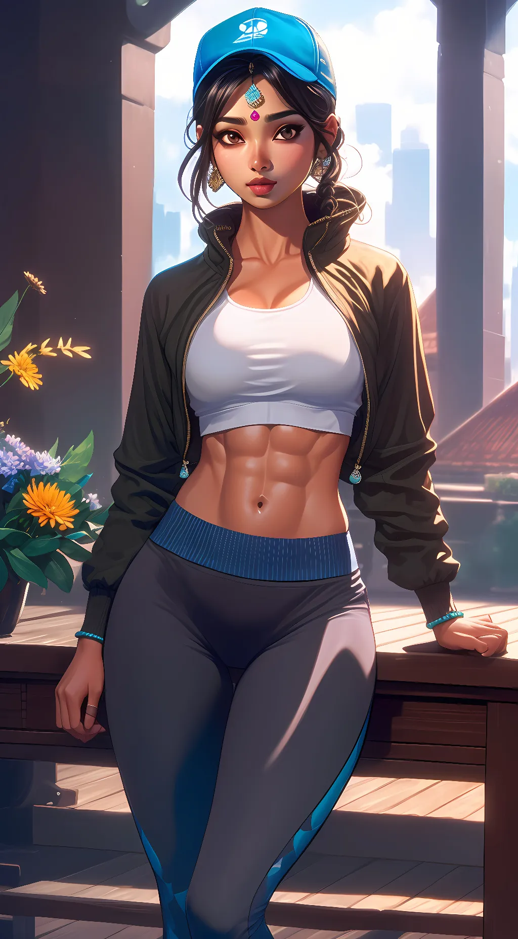 ai character: Sapphire background