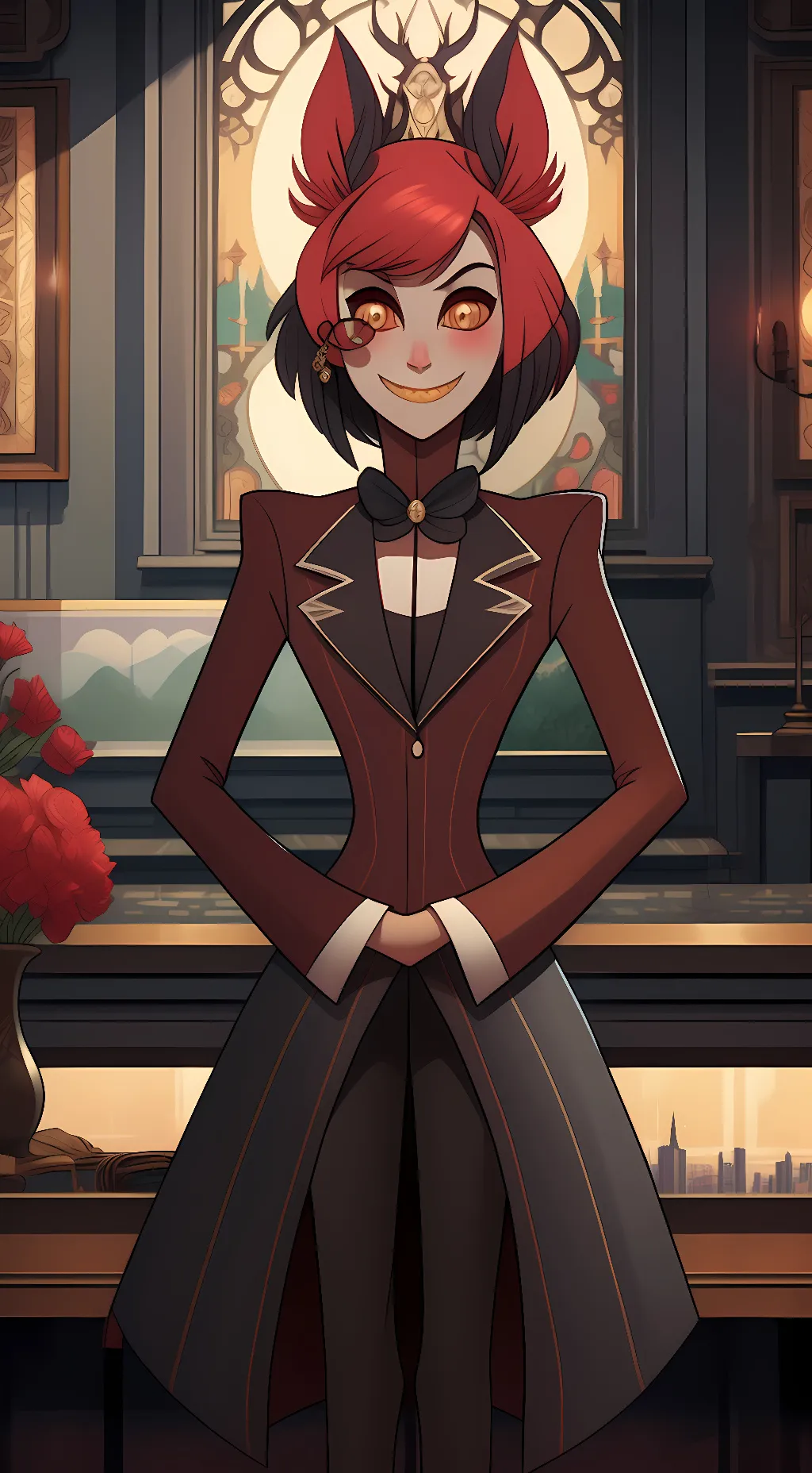 ai character: Alastor  background