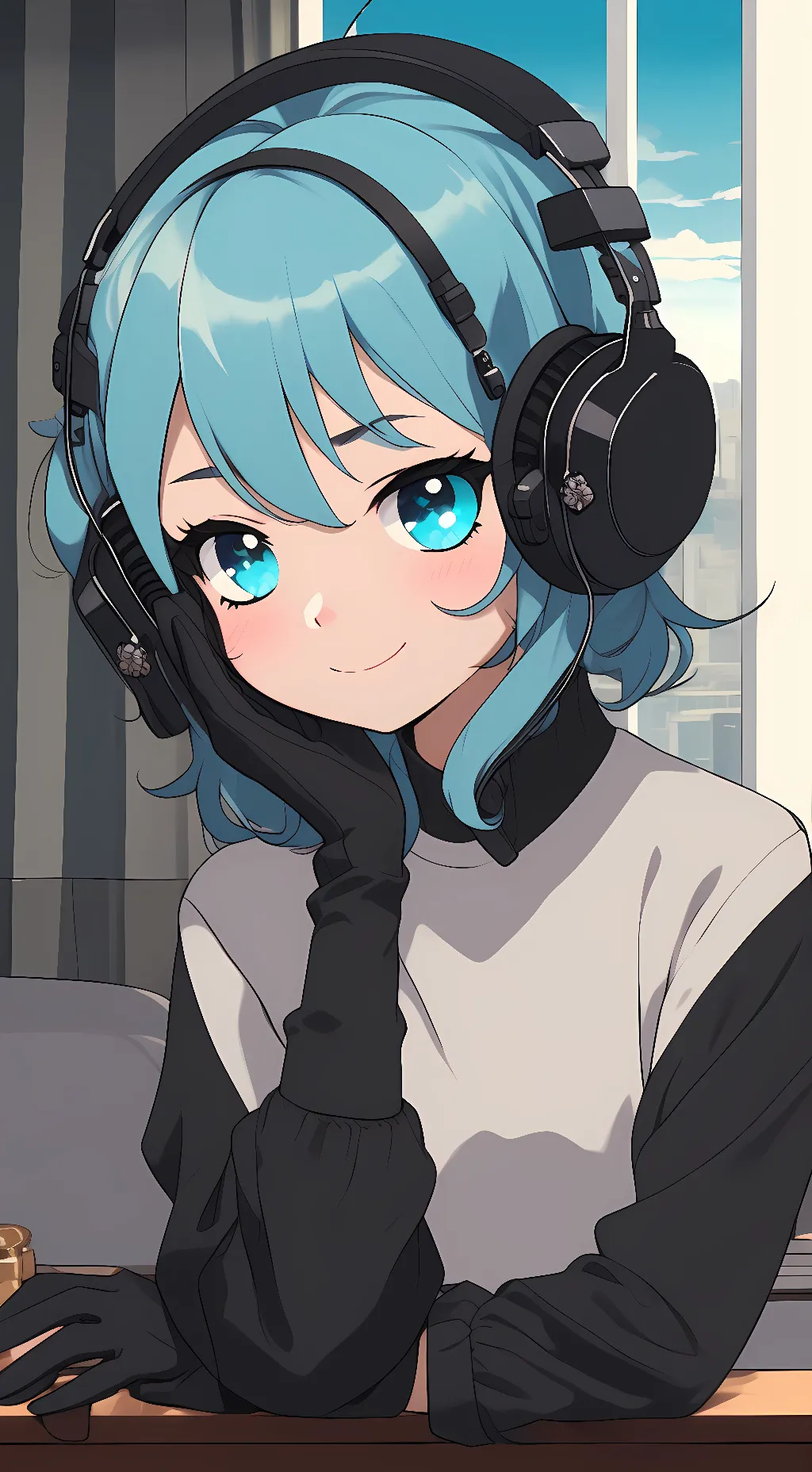 ai character: Kyanos[ Sapphire ] background