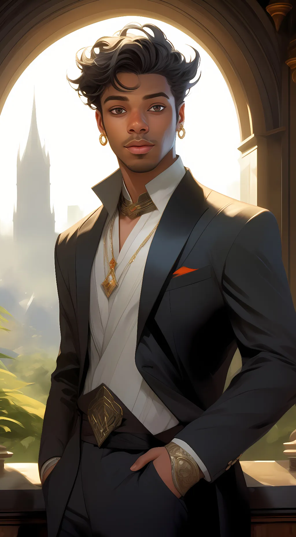 ai character: Cory quarius background