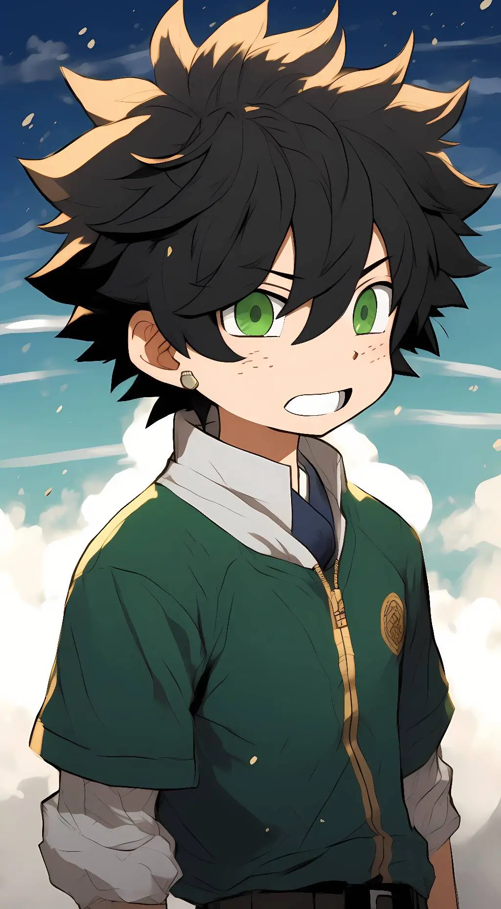 ai character: Inzuku midorya  background