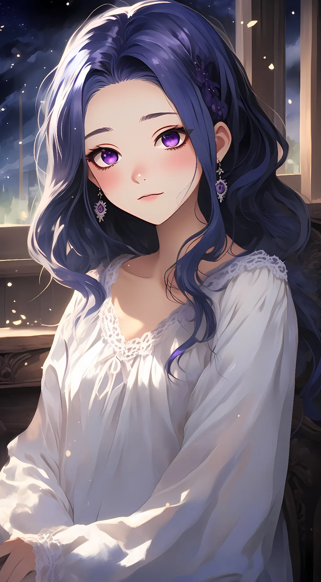 ai character: olive background