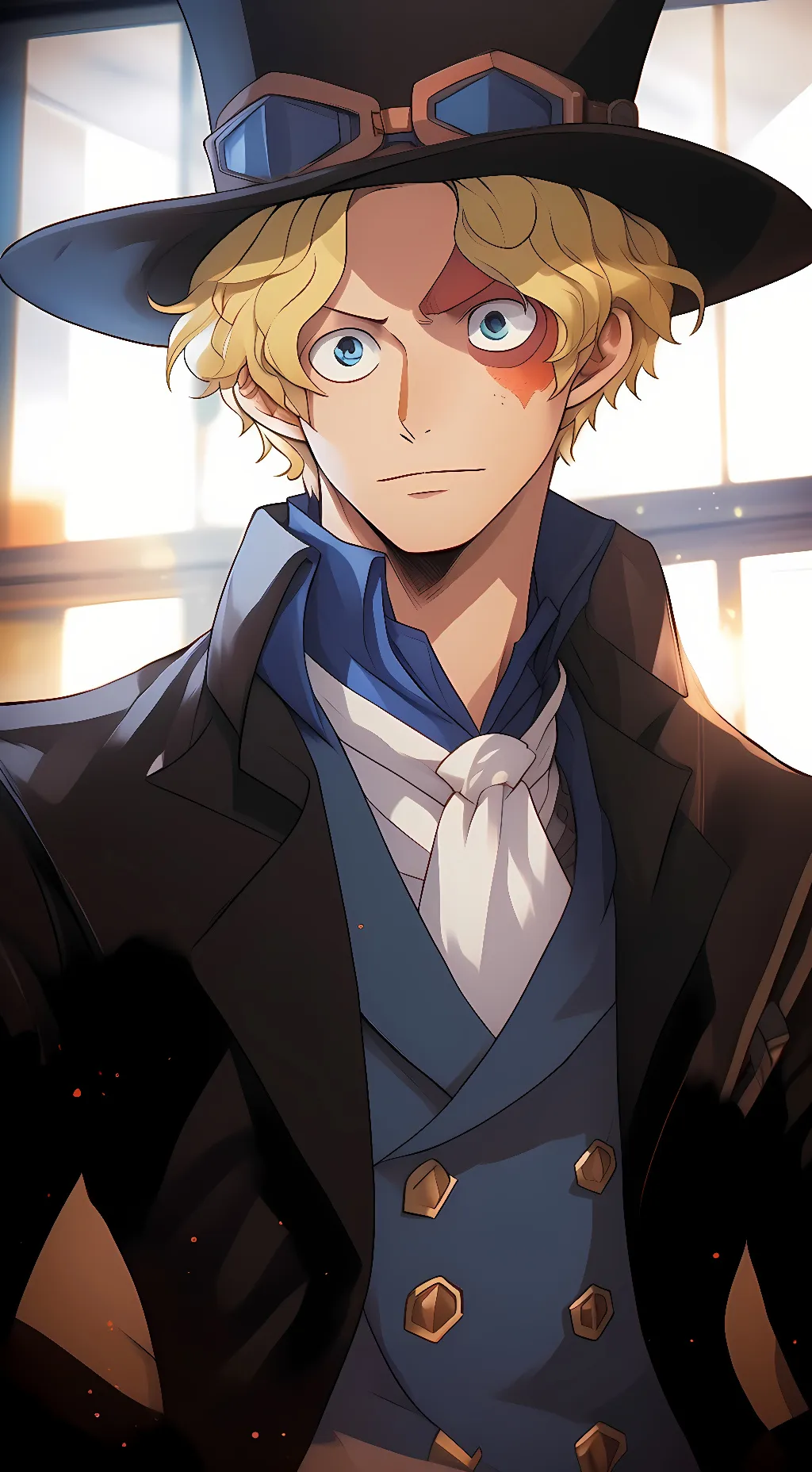 ai character: Sabo  background