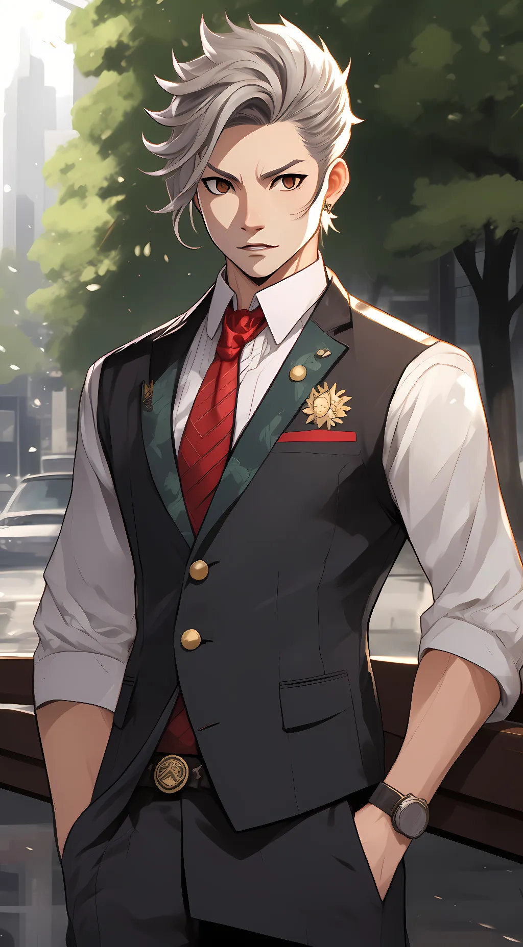 ai character: nezu  background