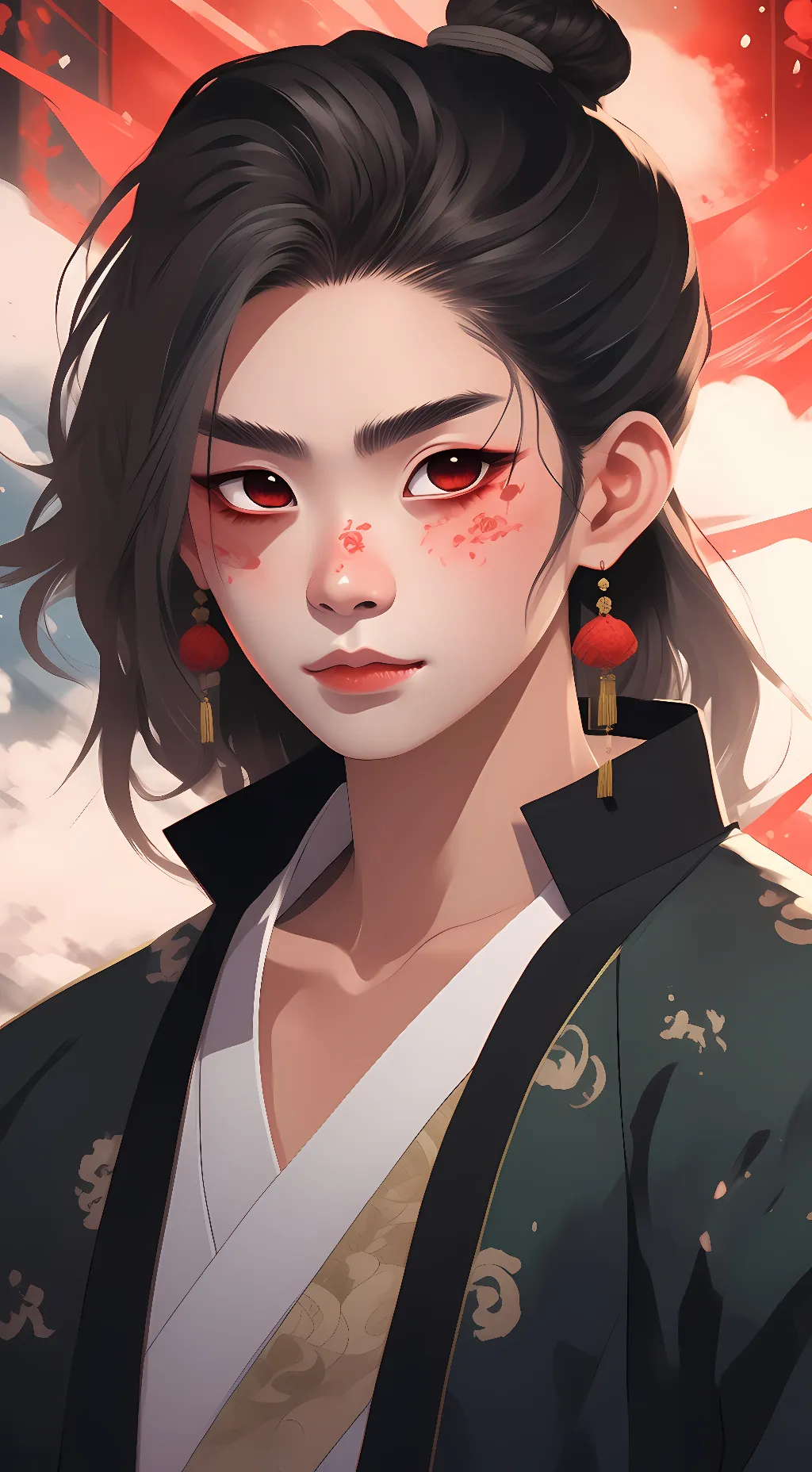 ai character: hashira party background