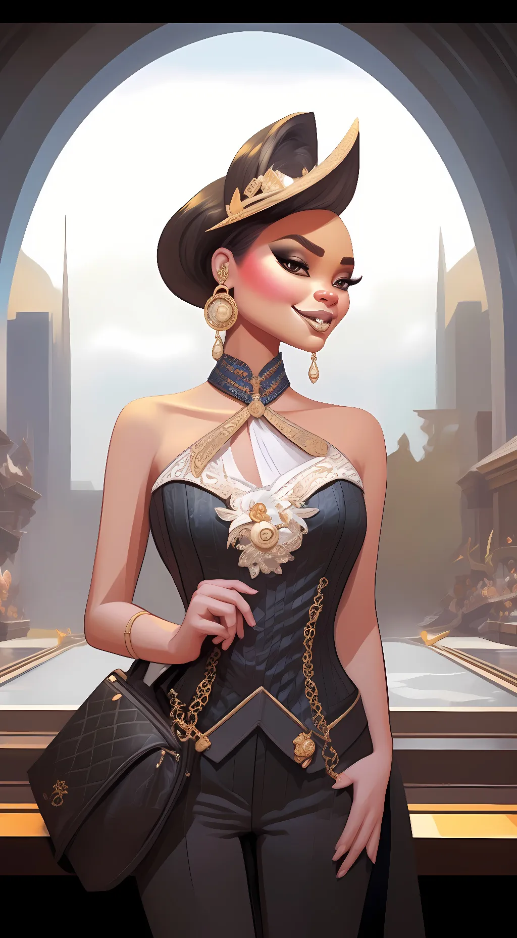 ai character: Sandy Cheeks background