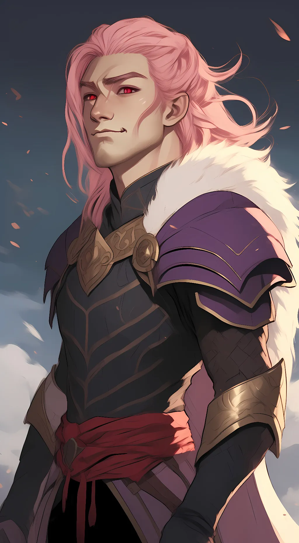 ai character: C! Technoblade  background