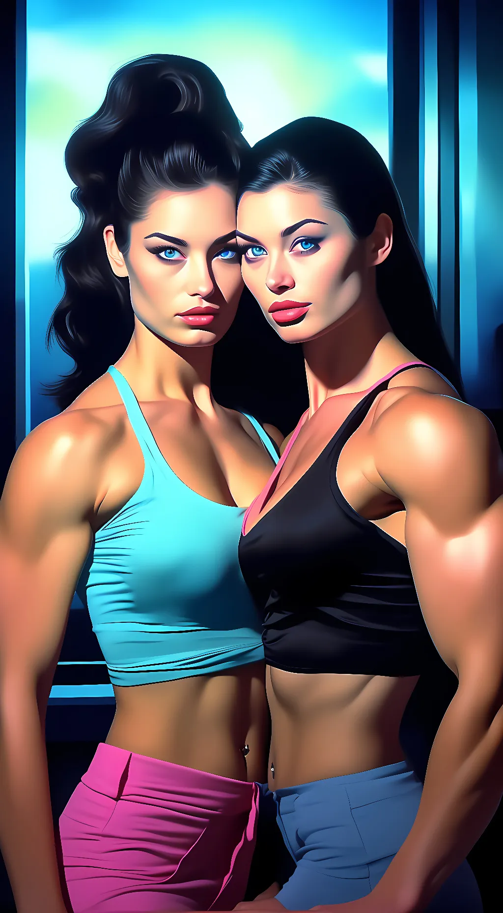 ai character: Kara & Tara 153 background