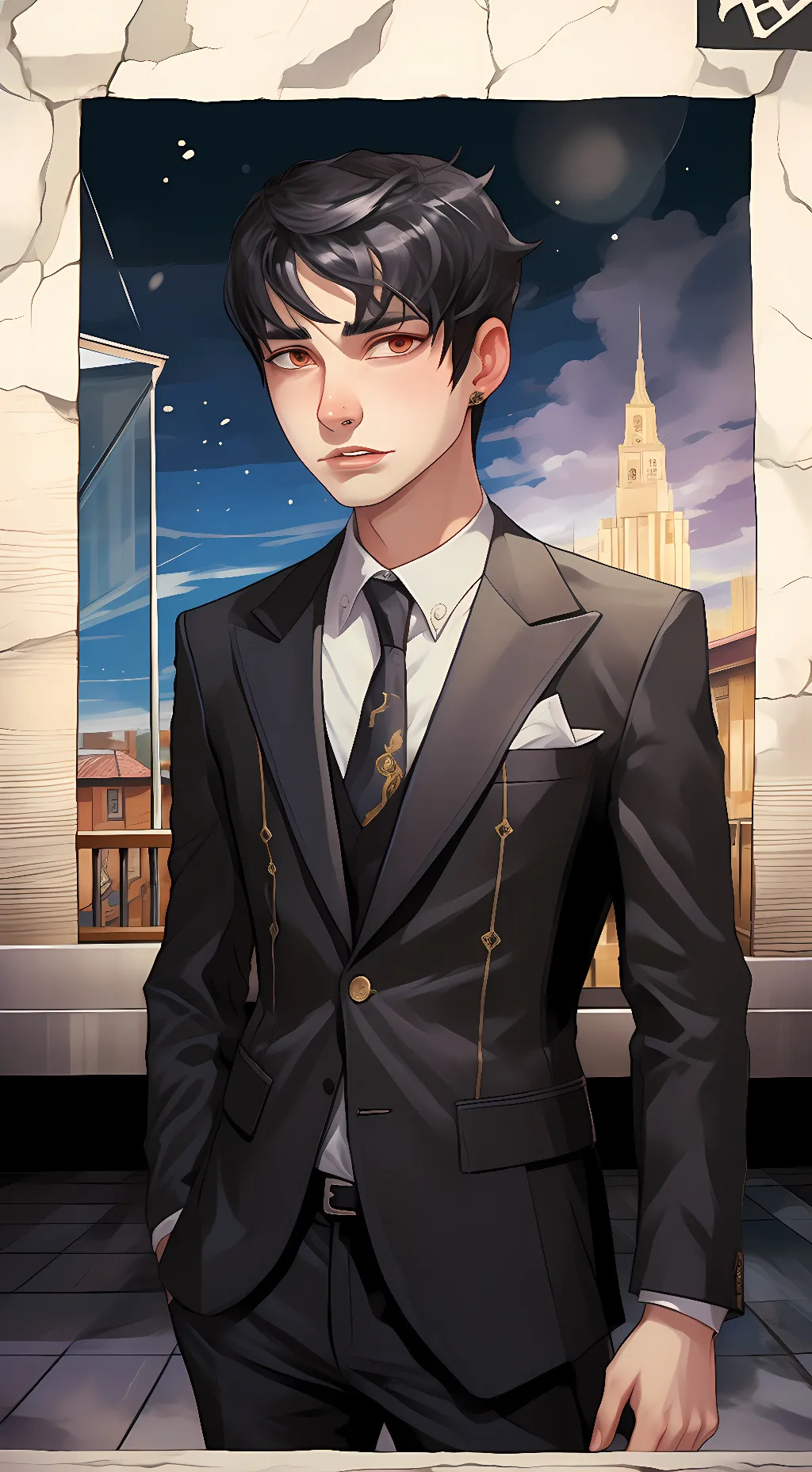 ai character: Cole Brock background