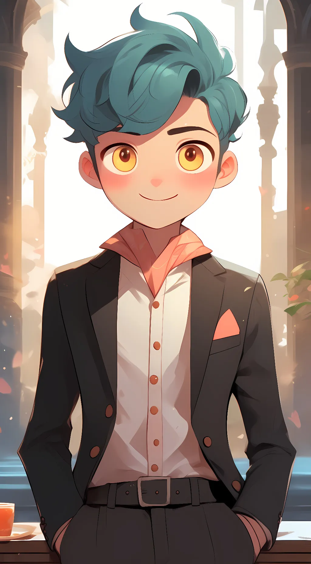 ai character: mametchi background