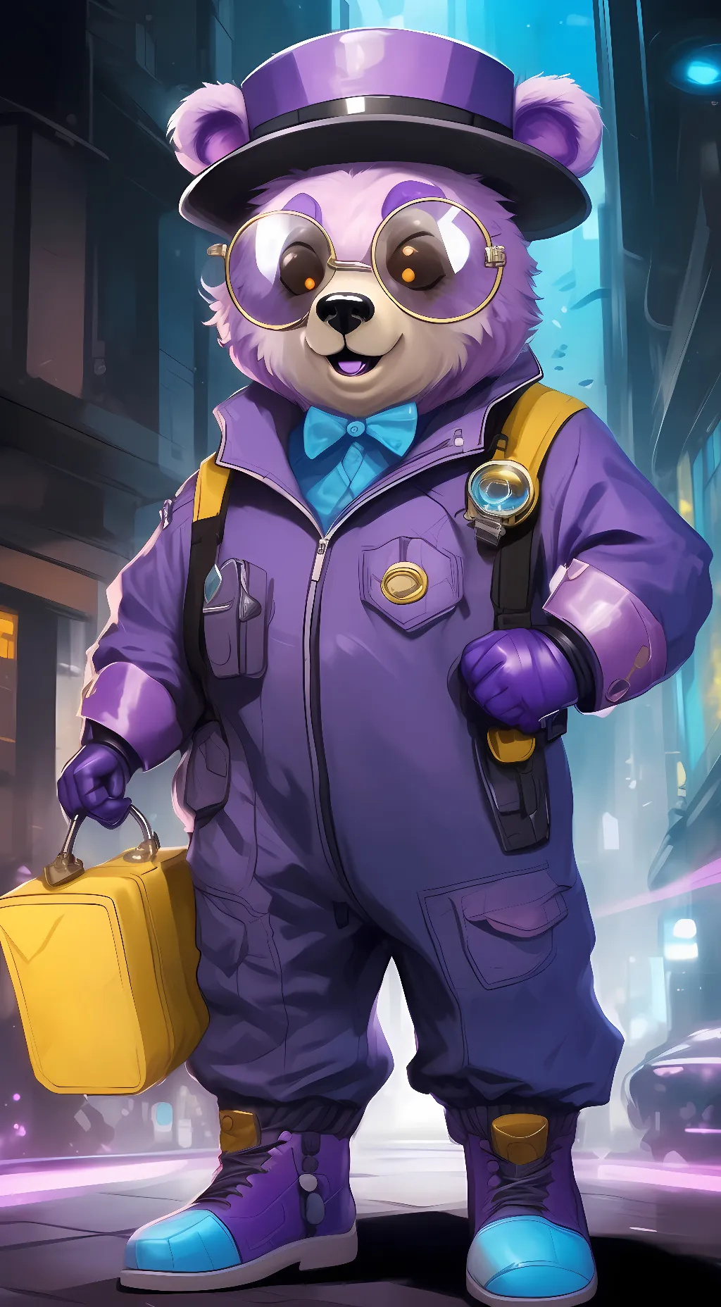 ai character: V.A.N.N.I Helpi background