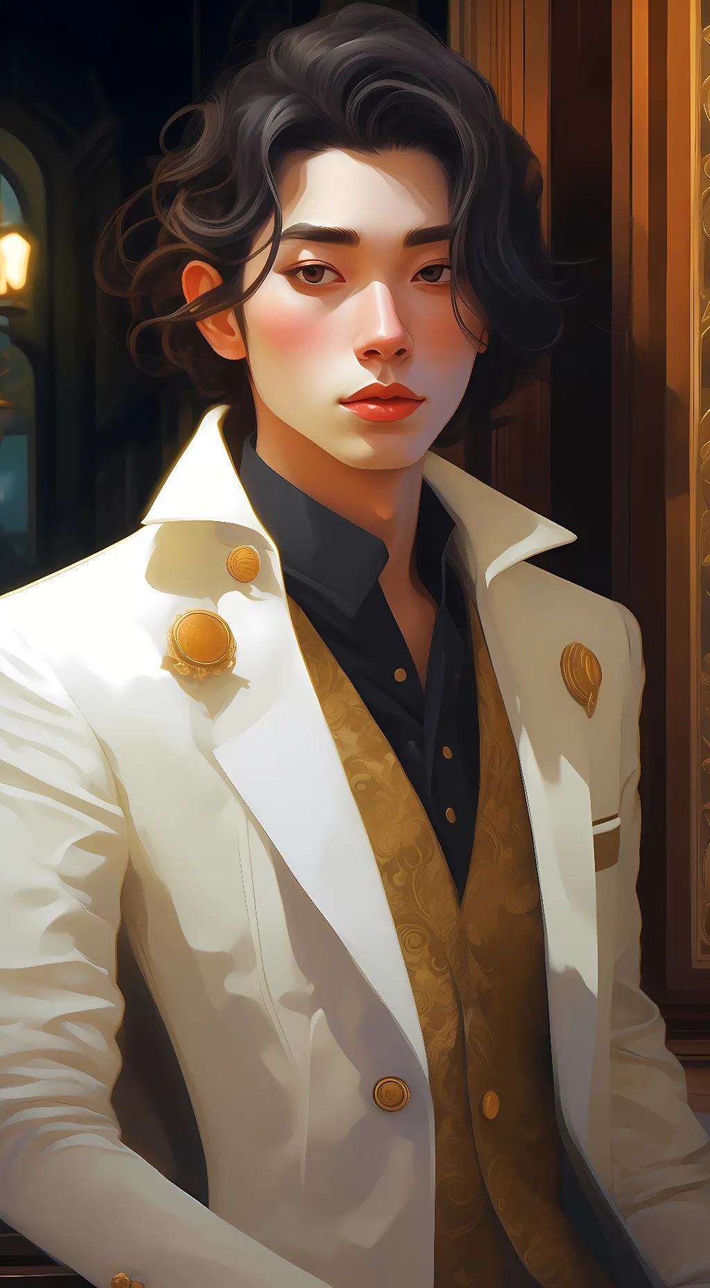 ai character: Stolas Goetia background