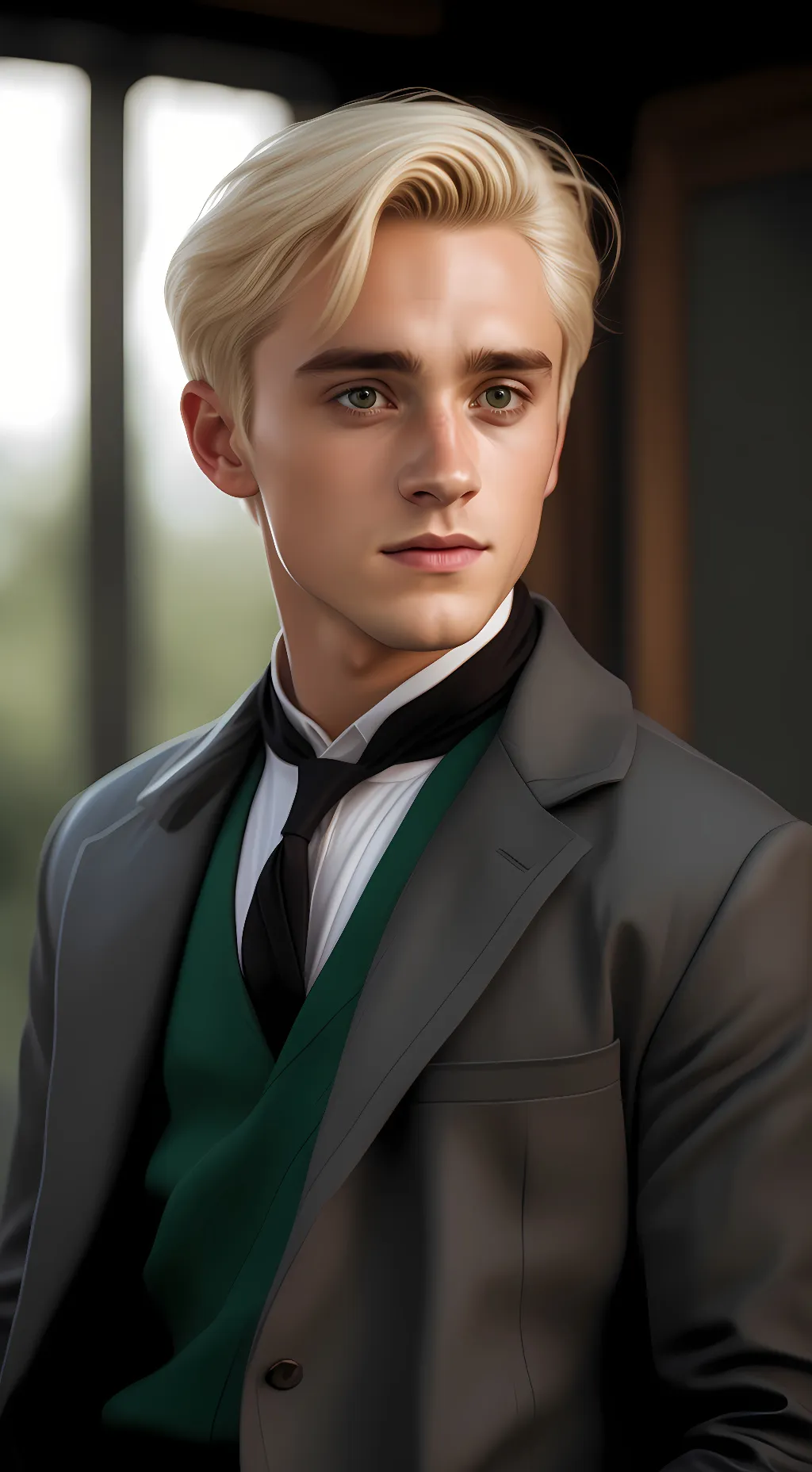 ai character: Draco malfoy  background