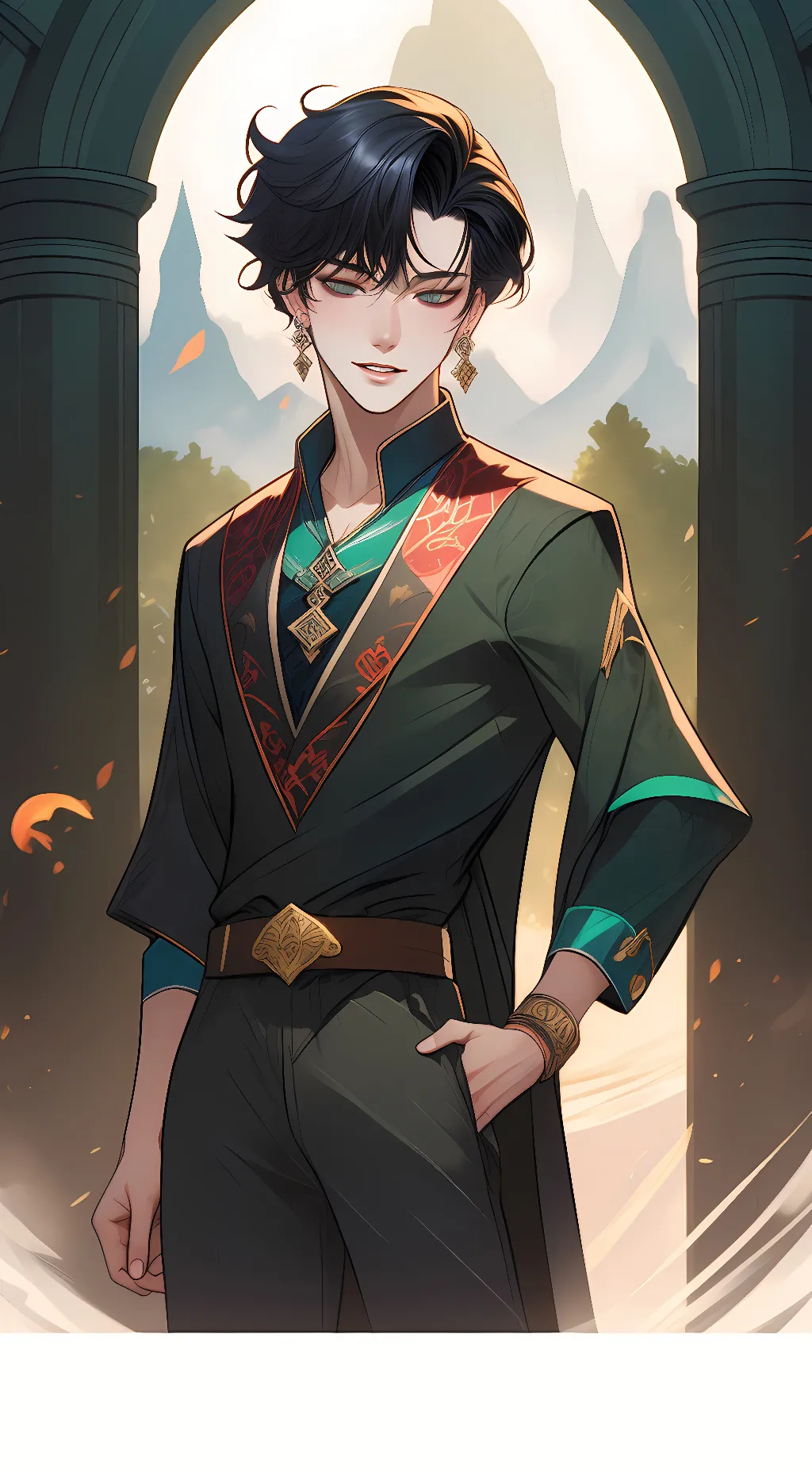 ai character: leo background