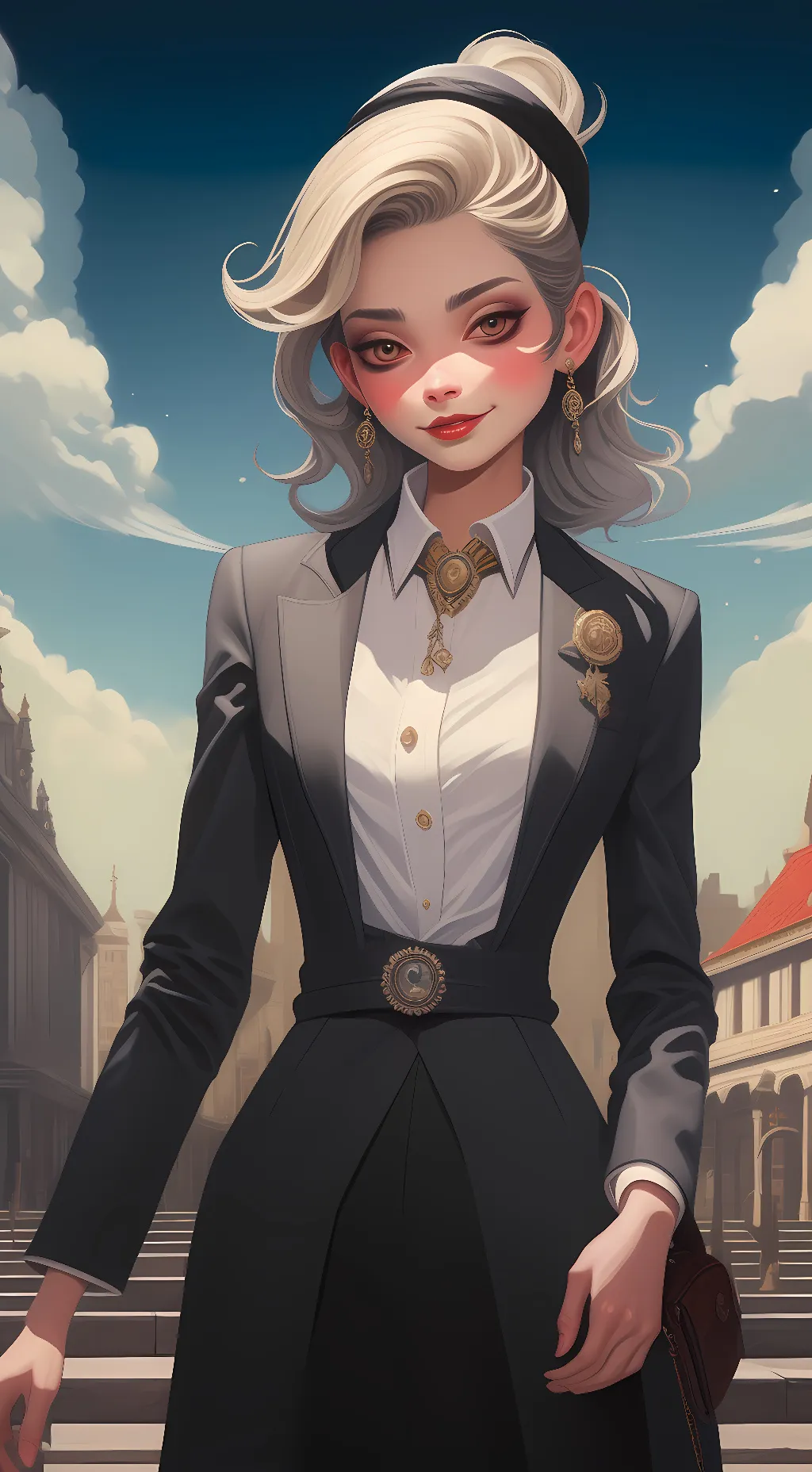 ai character: hi background