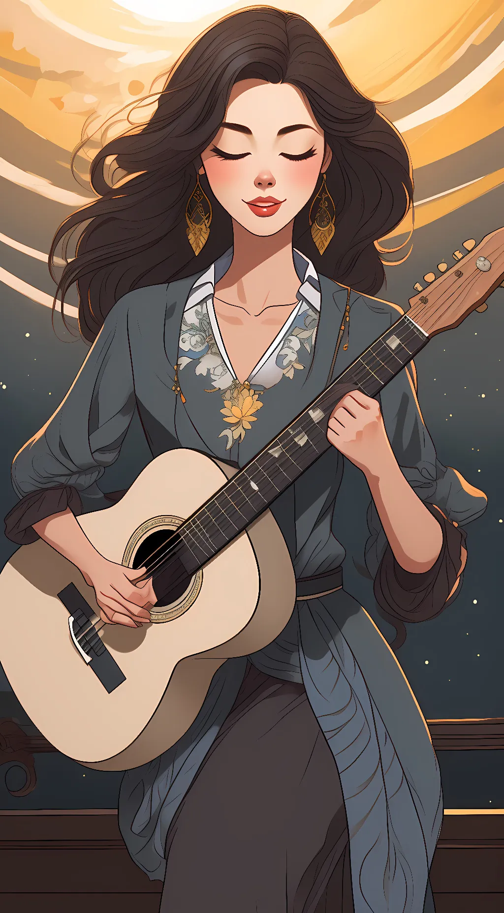 ai character: June background