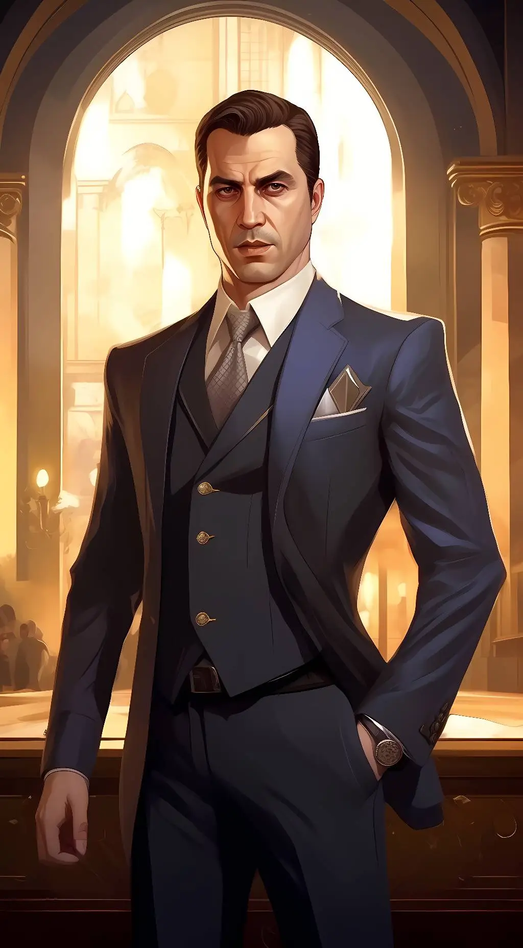 ai character: Steve Haines background