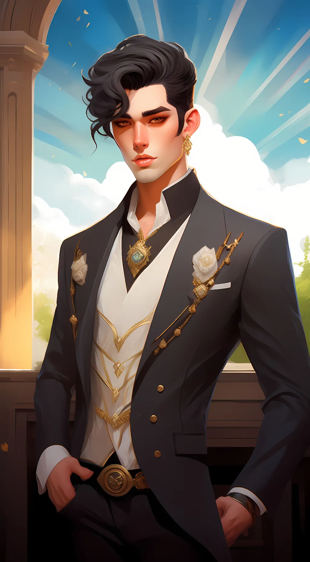 ai character: jack form background