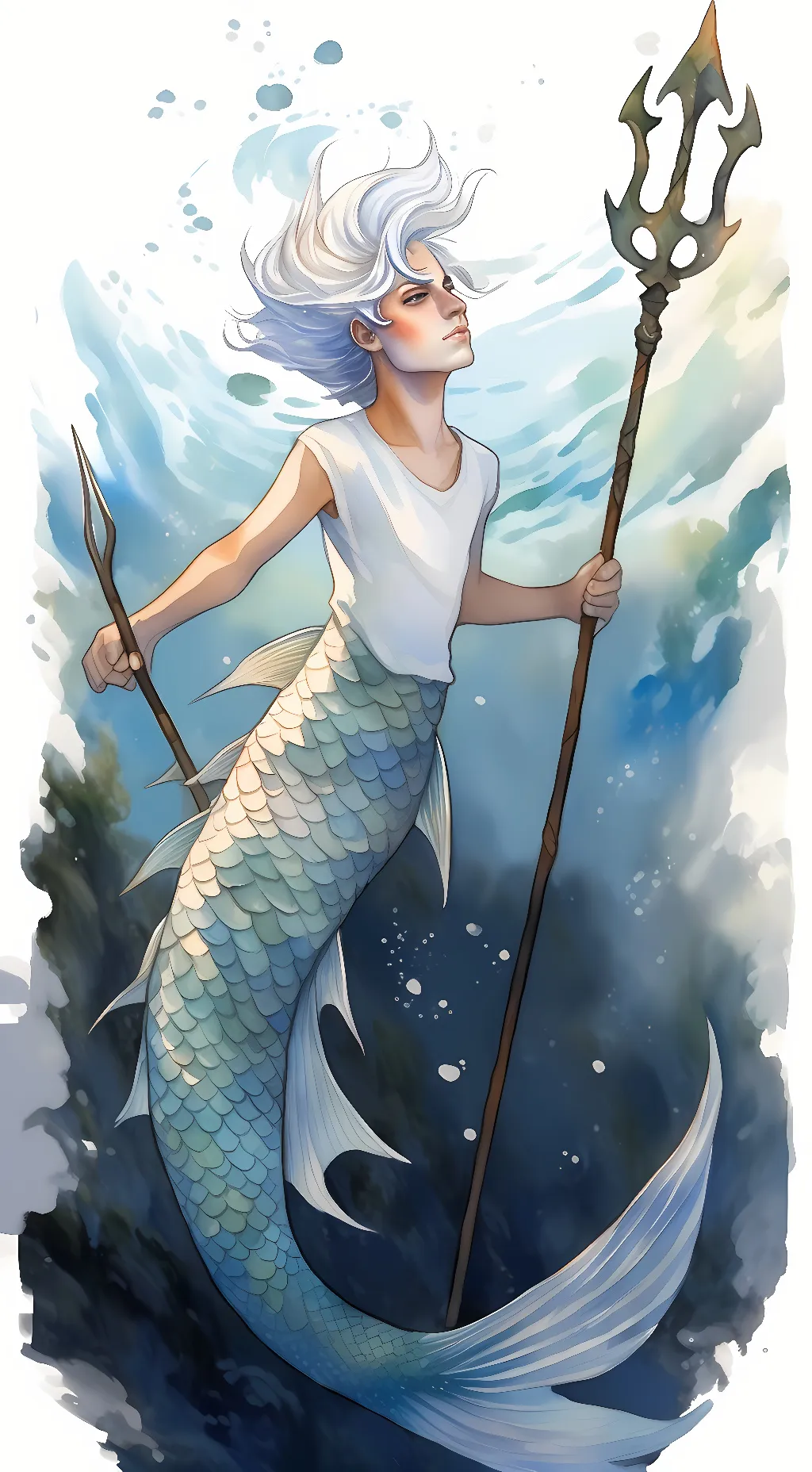 ai character: Triton background