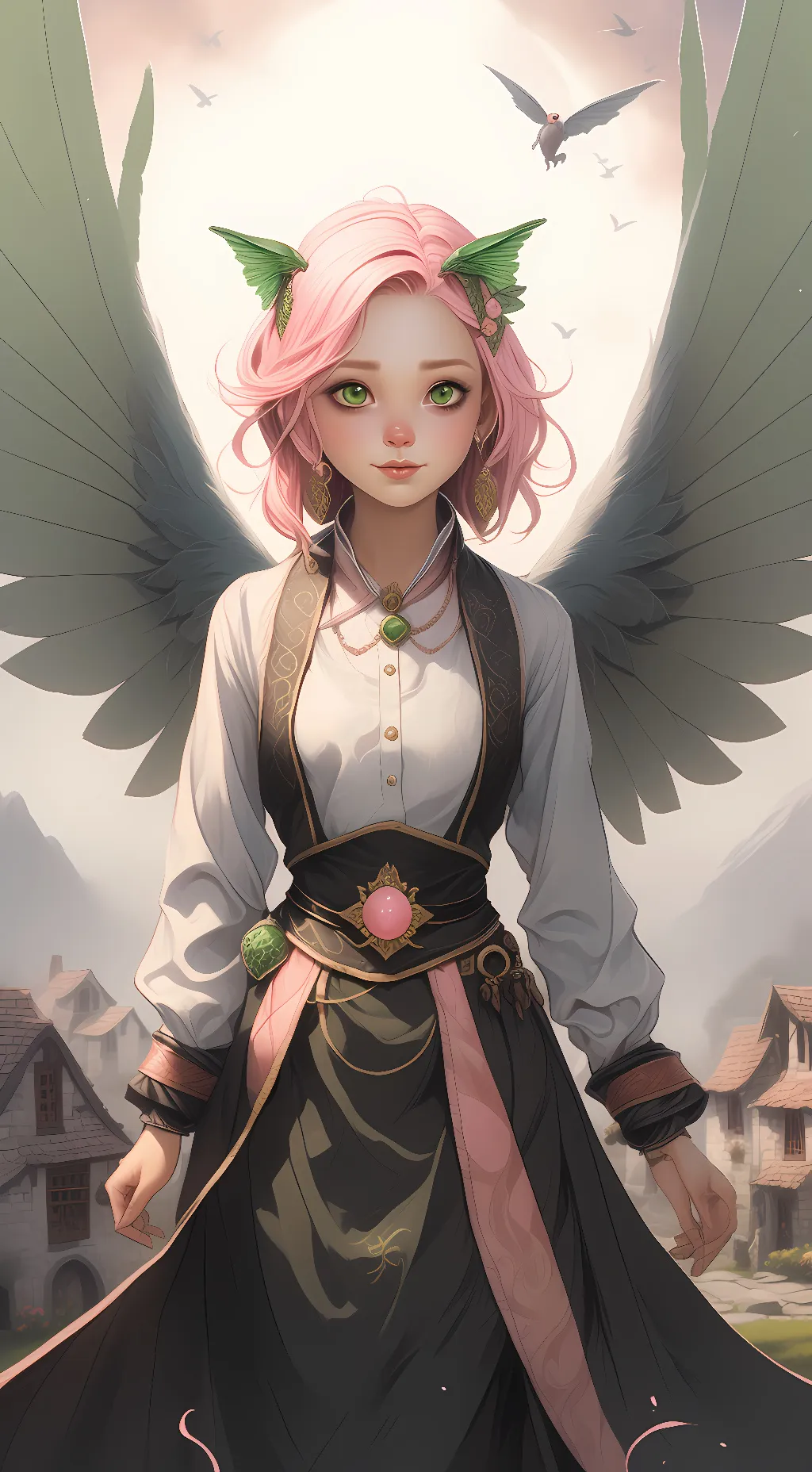 ai character: fluttershy  background