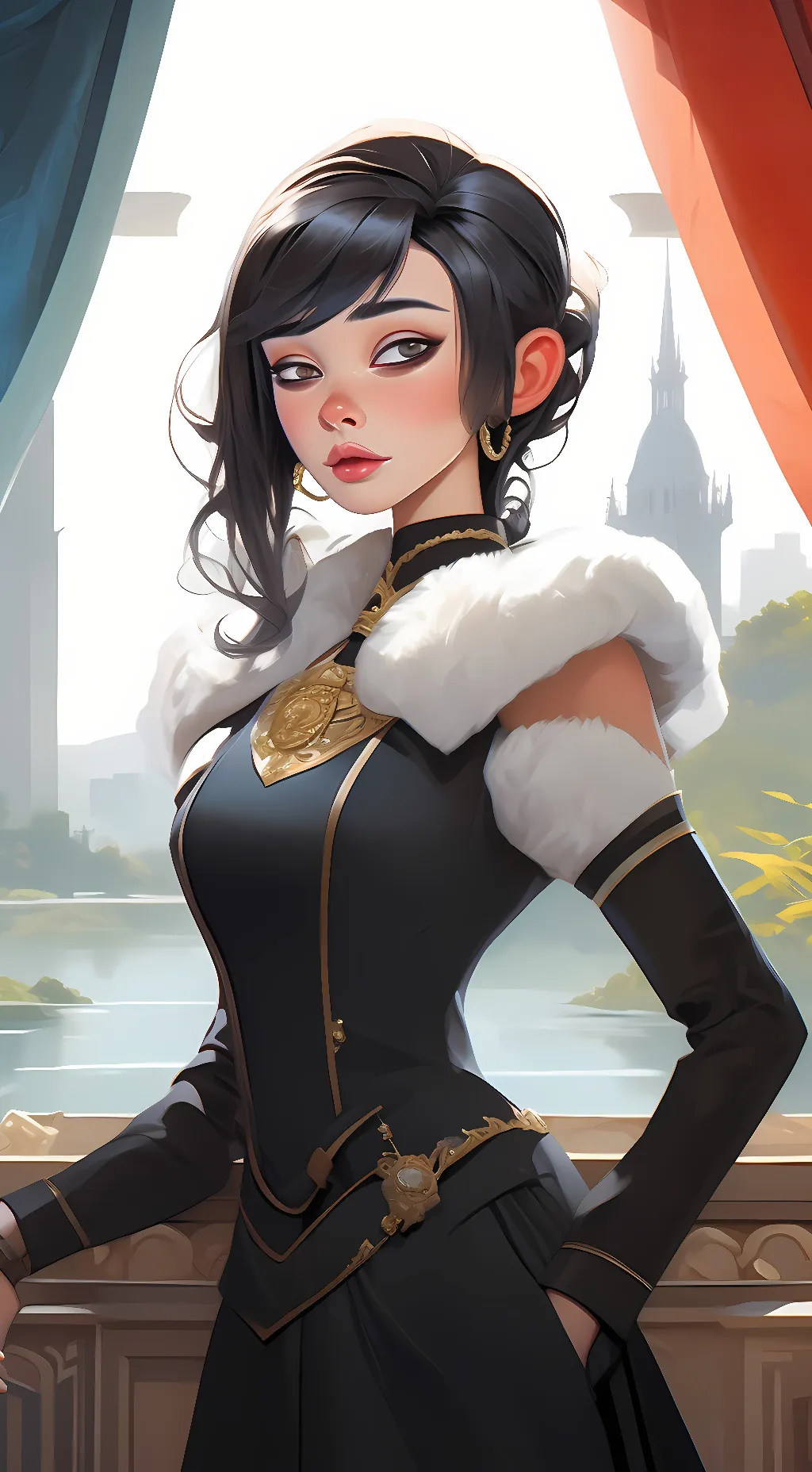 ai character: Catherine  background