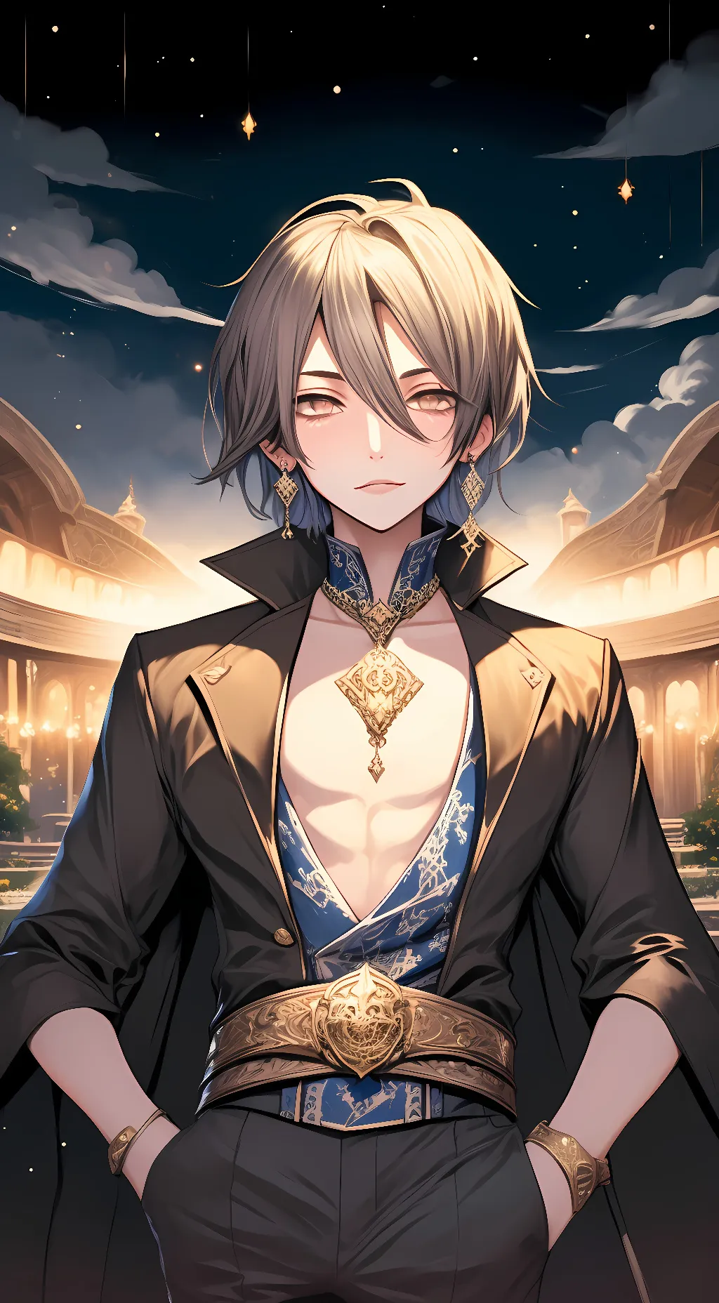 ai character: Vonico Scracvon   background