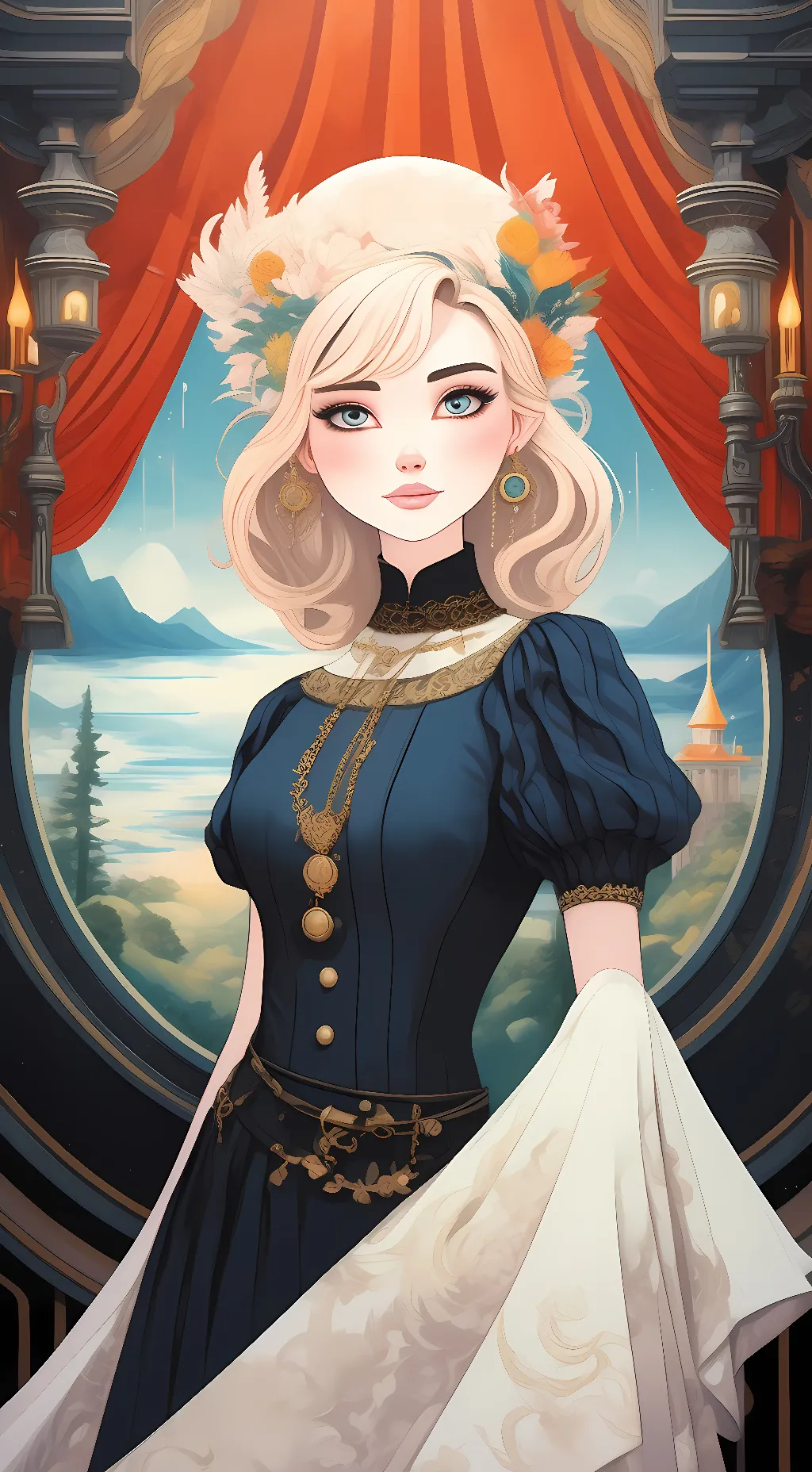 ai character: Abby  background