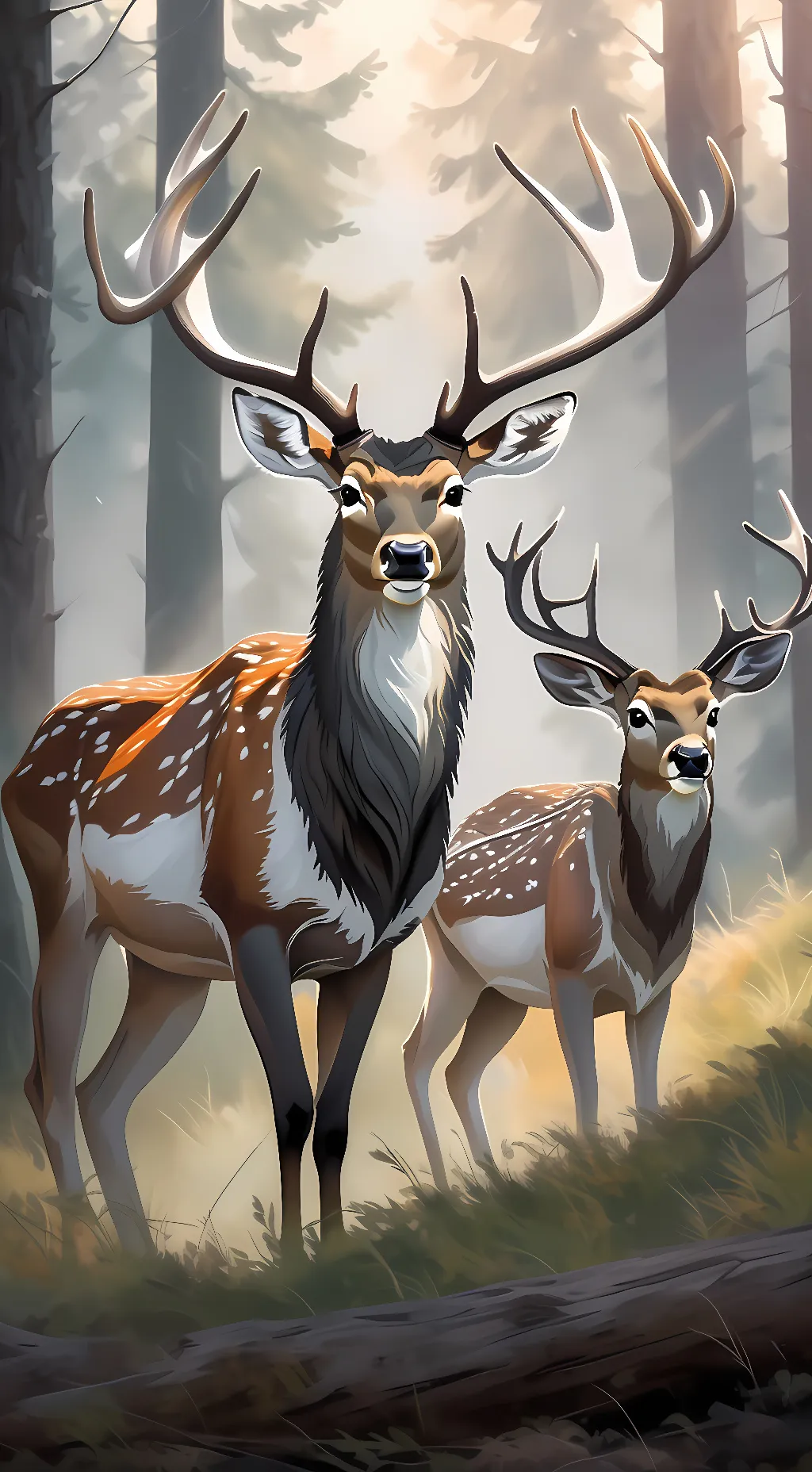 ai character: Buck & Doe background