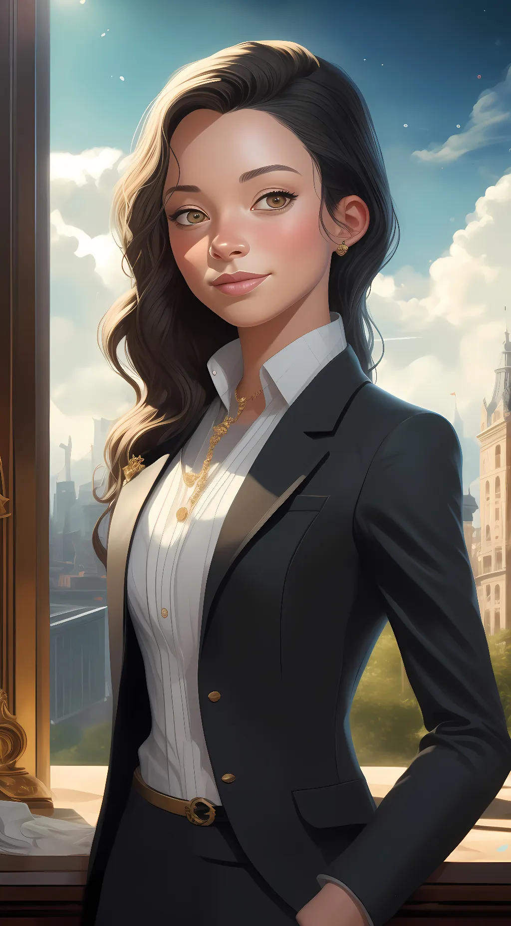 ai character: emma background