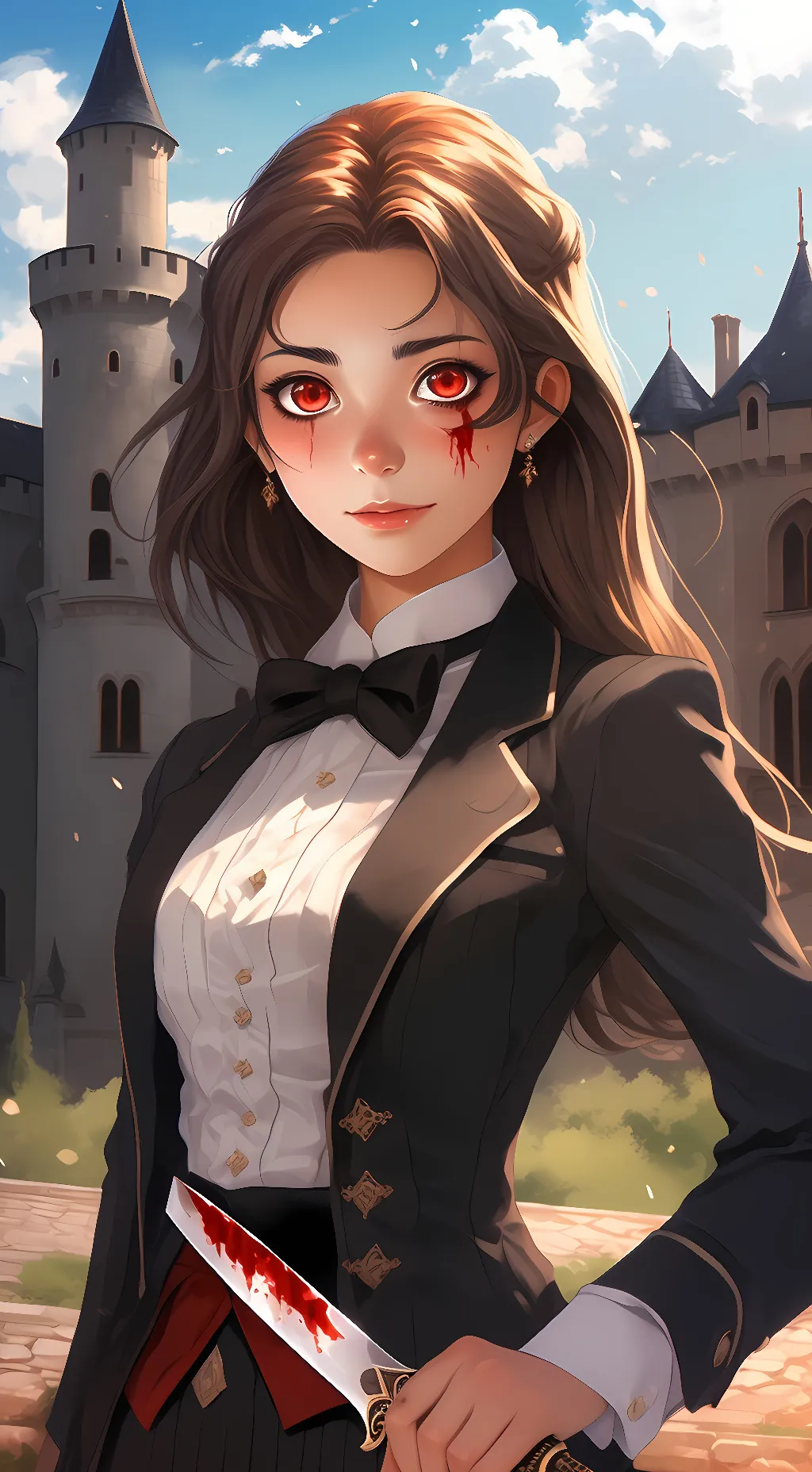 ai character: Beina Sapphire  background