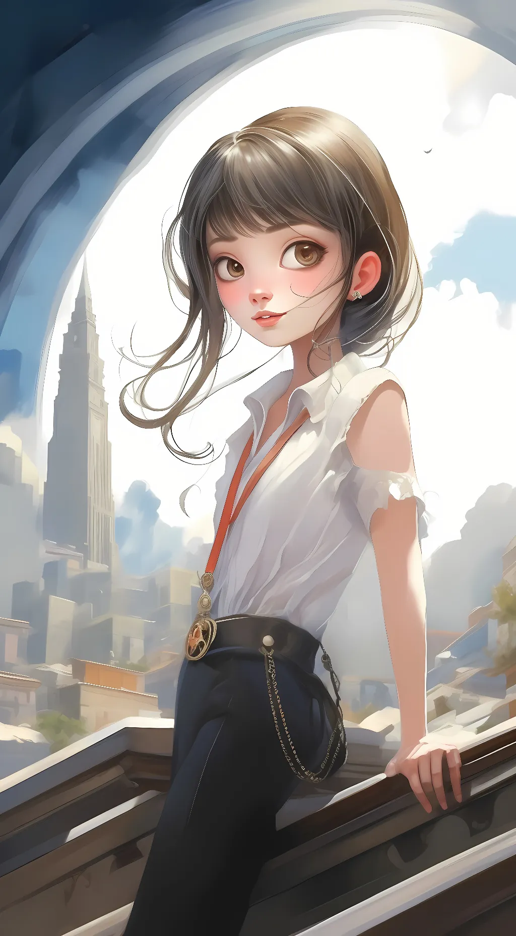 ai character: Jennifer Briggs  background