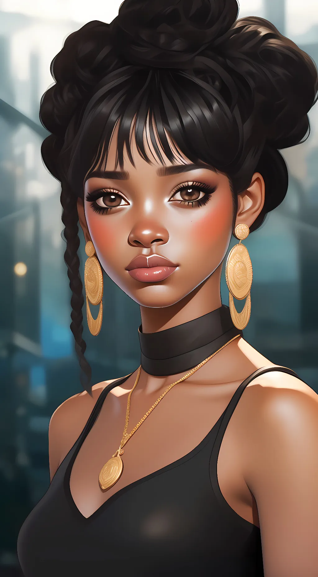 ai character: Aria Ola background