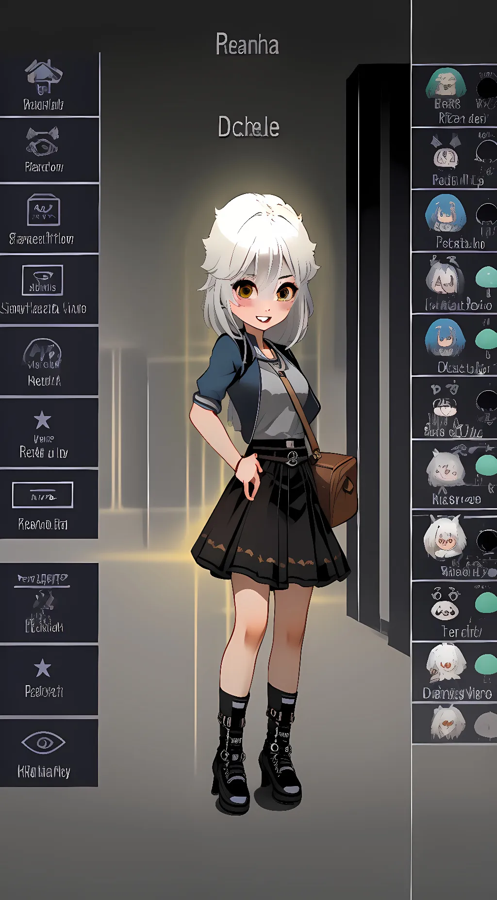 ai character: Ray background