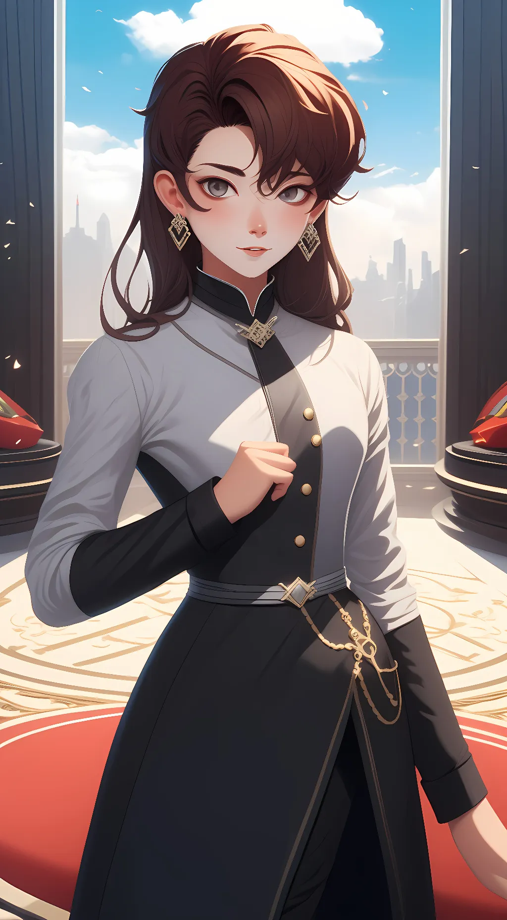 ai character: Amy woods background