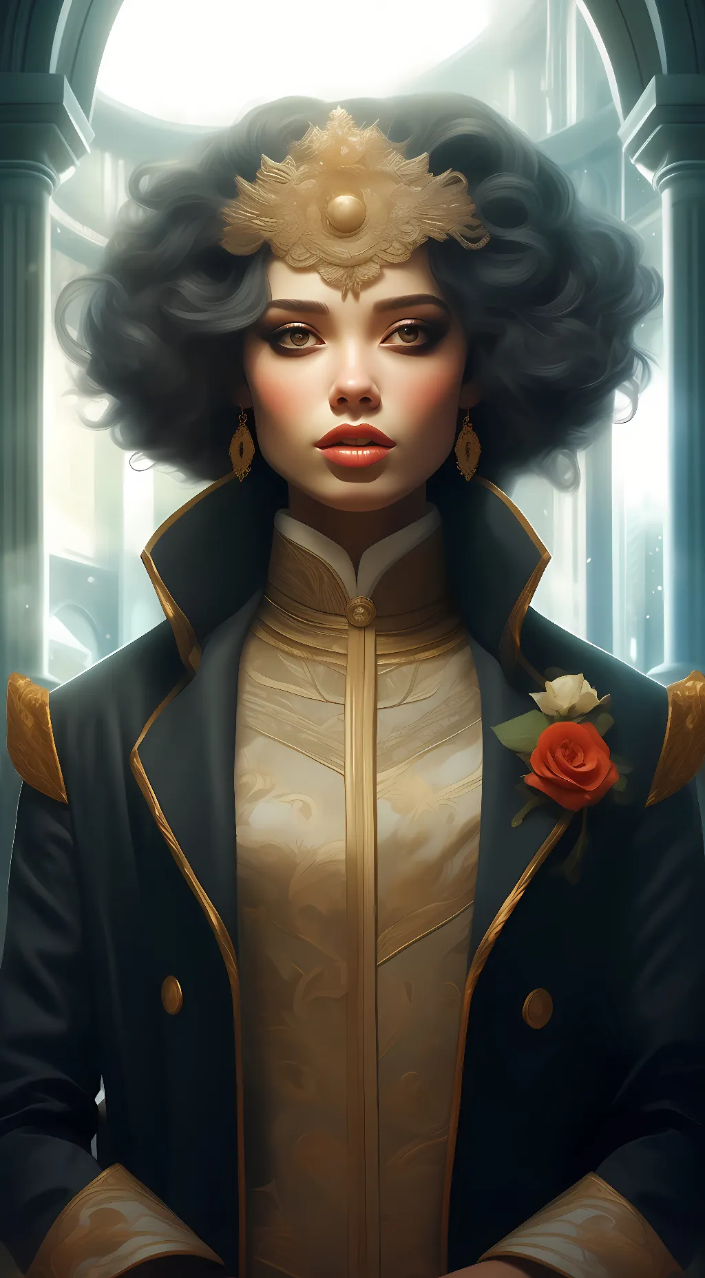 ai character: 👑 Queen 👑 background