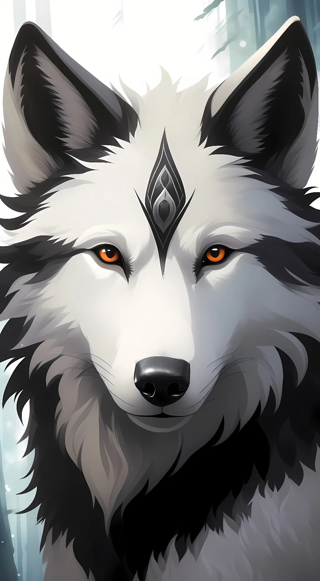 ai character: a wolfs journey background