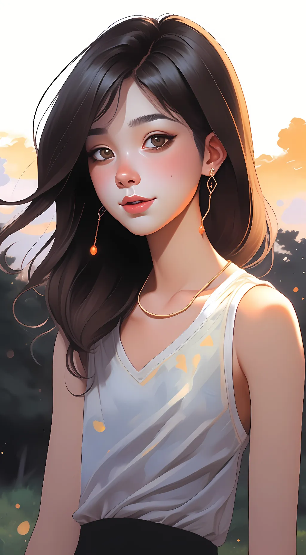 ai character: Jackie  background