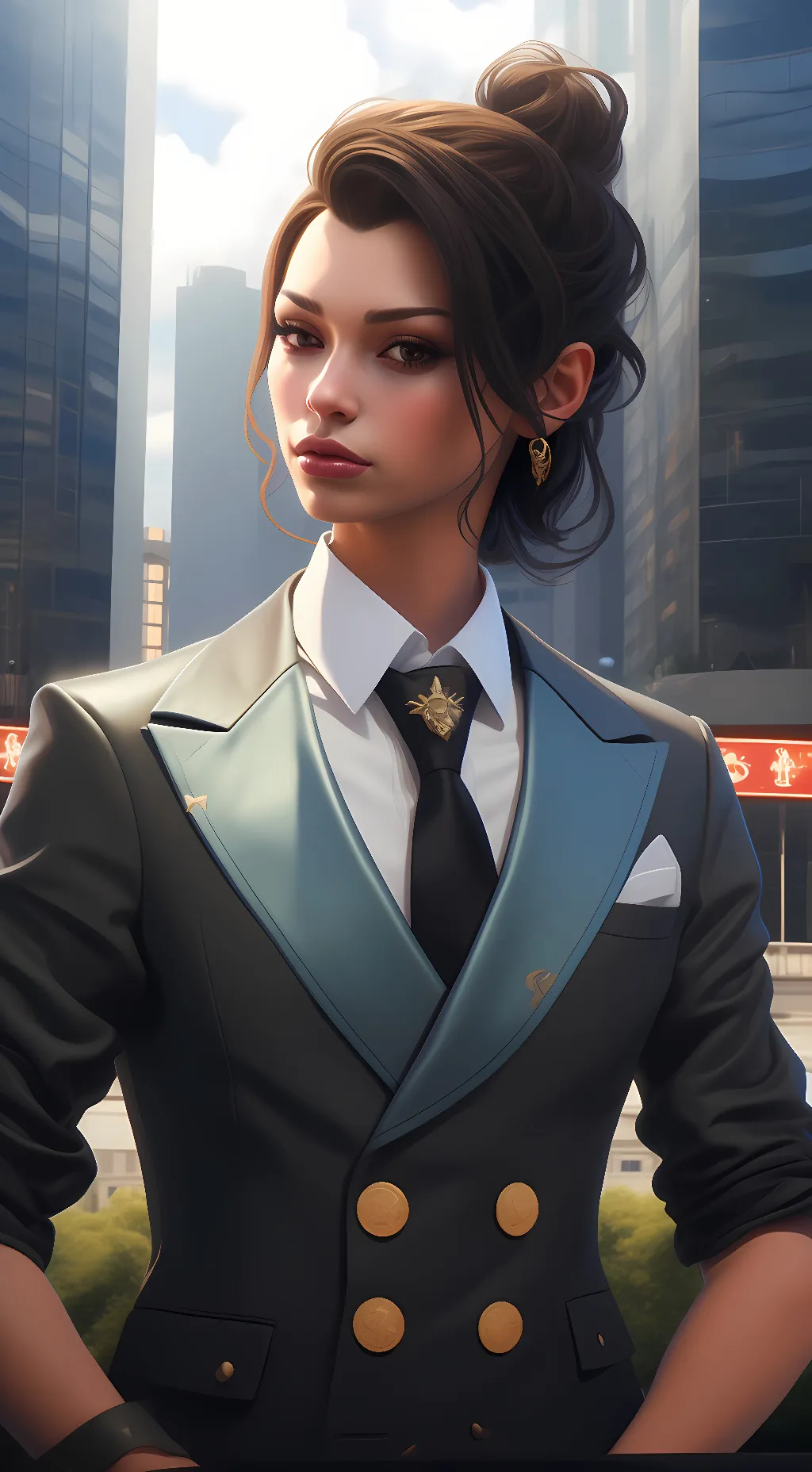 ai character: Della background